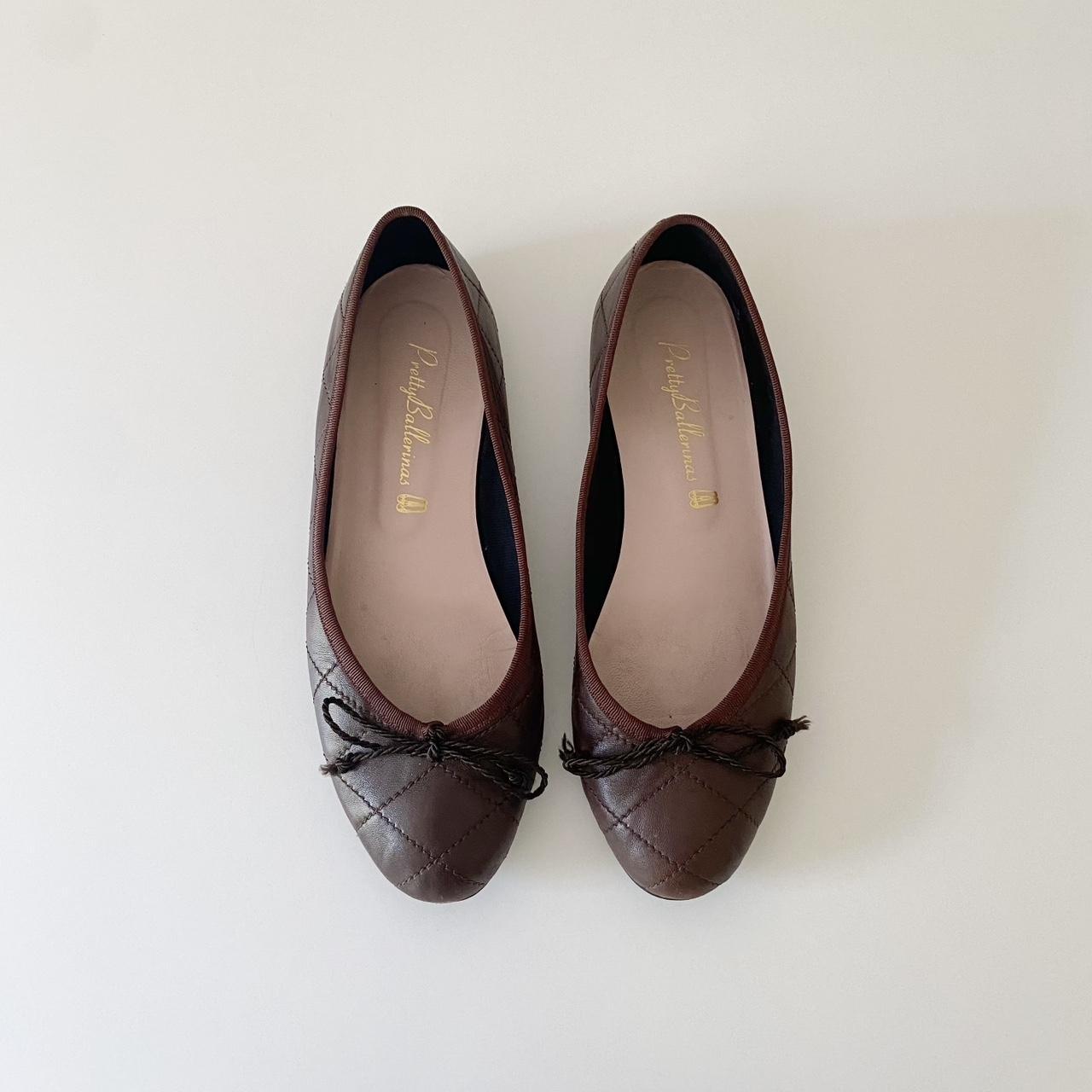 Pretty Ballerinas Rosario Quilted Leather Ballet Flats Size 39