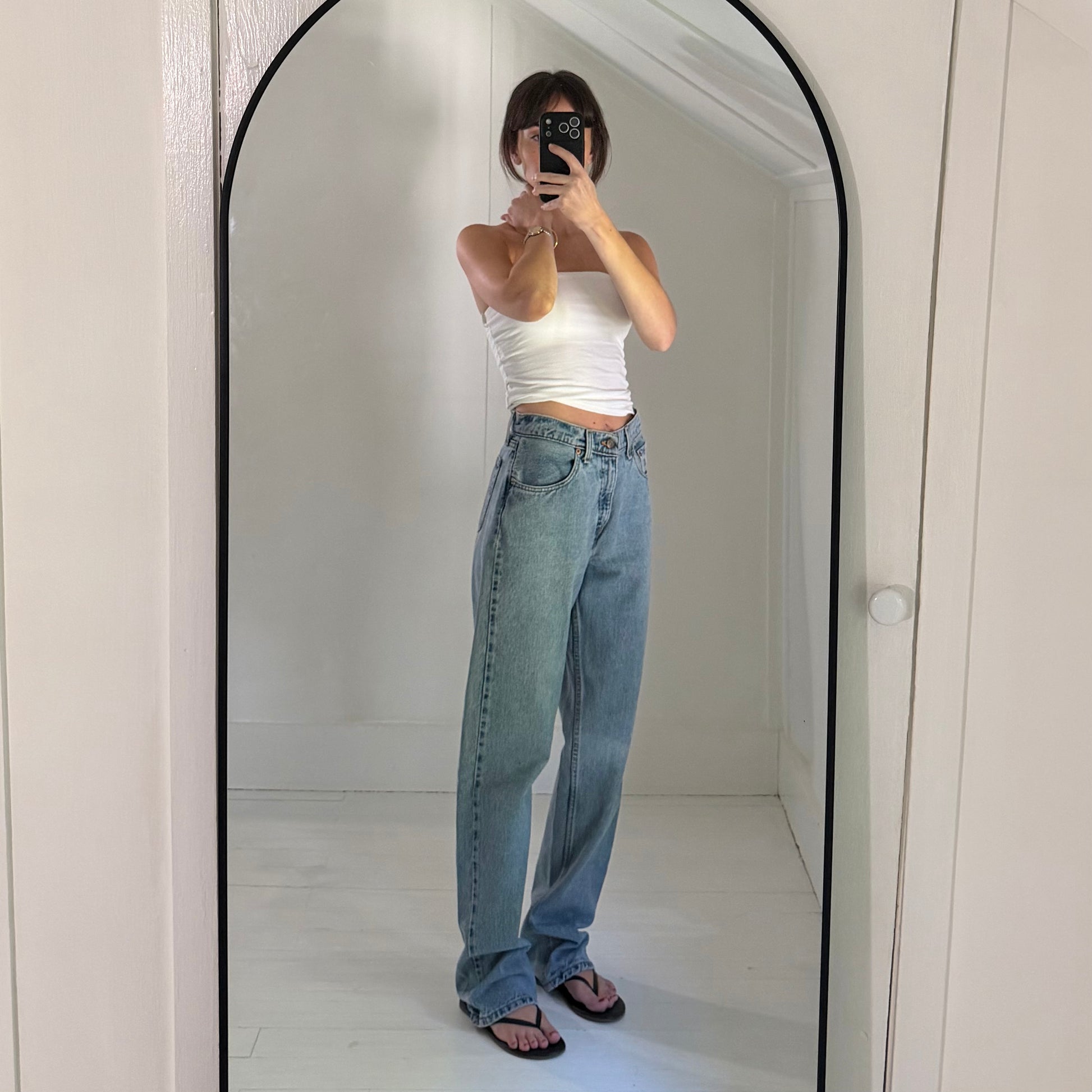 Levi's 560 Vintage '96 Loose Fit Straight Leg Jeans Size 7 Long