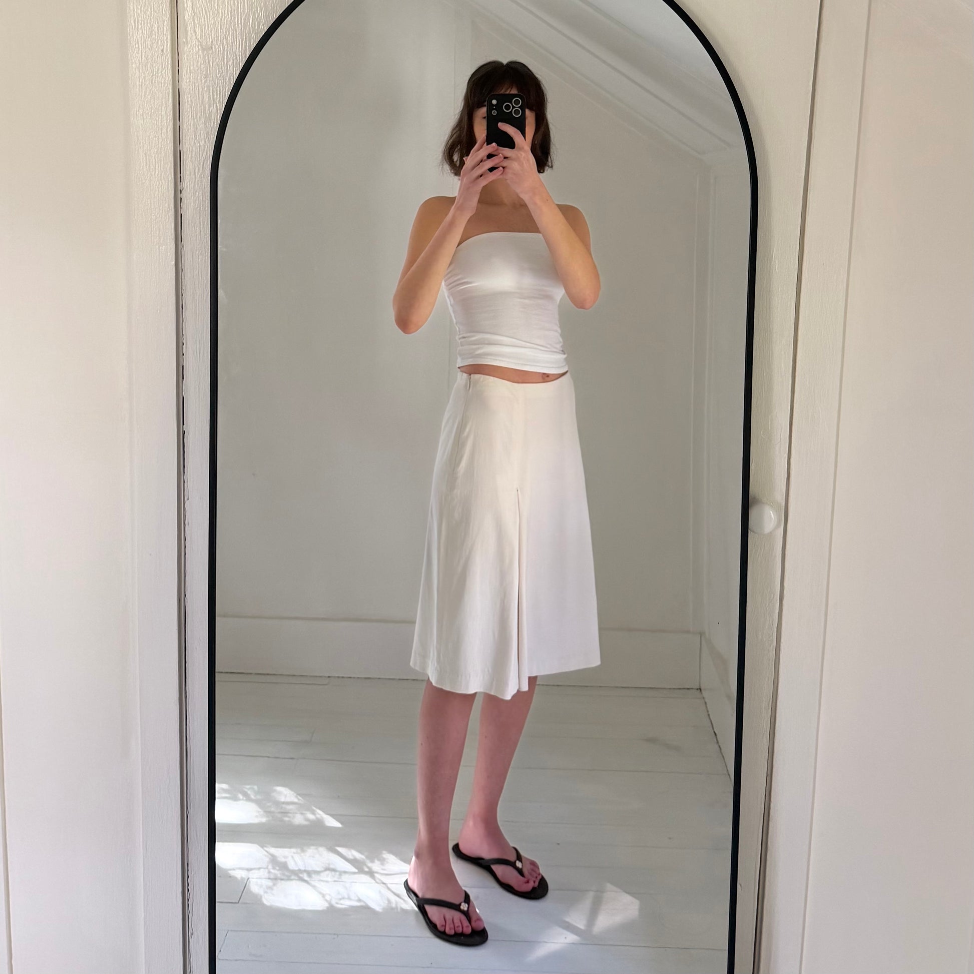 Express World Brand Vintage 90s Pleated Midi Skirt Size 3/4
