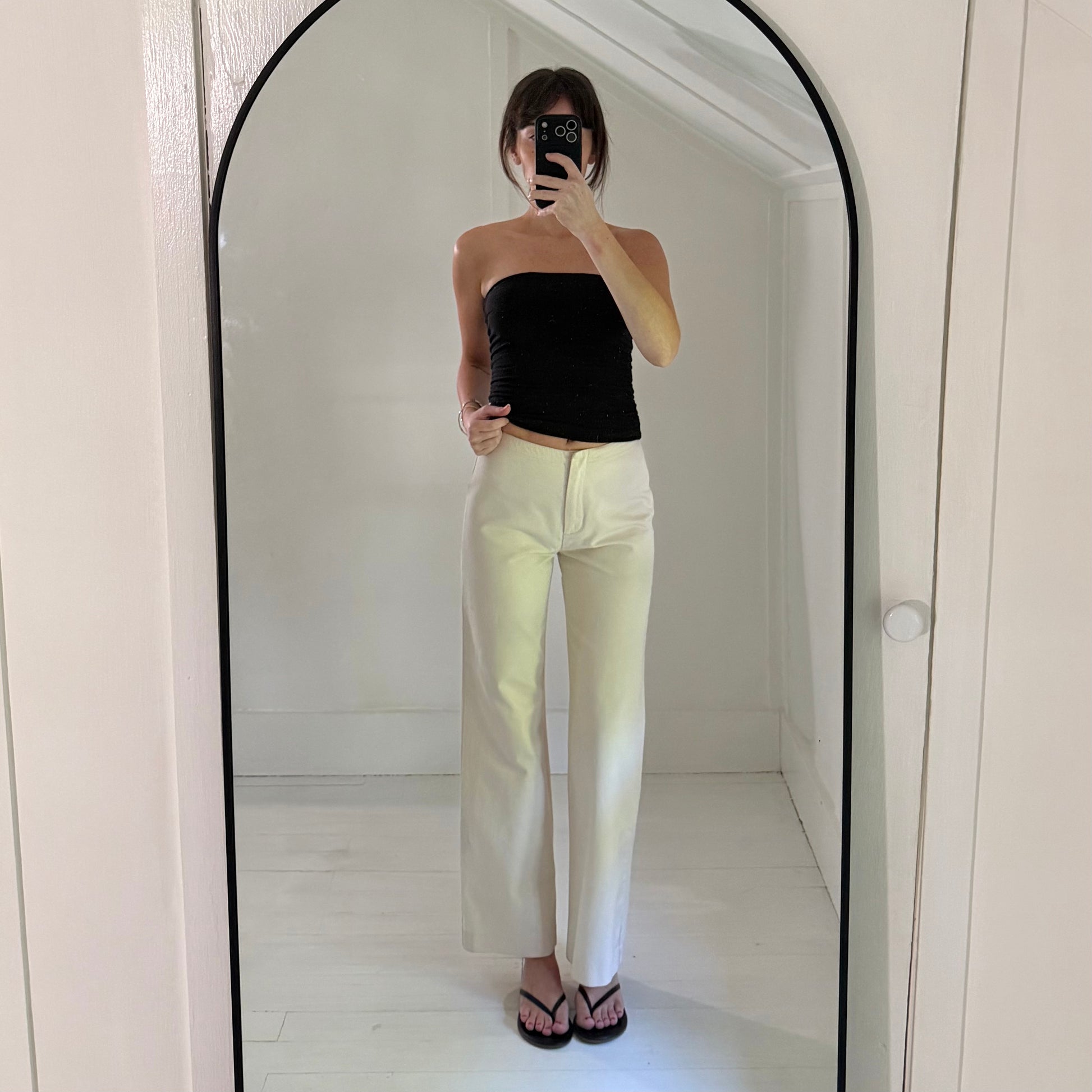 Moda International Vintage Y2K Twill Wide Leg Pants Size 0P