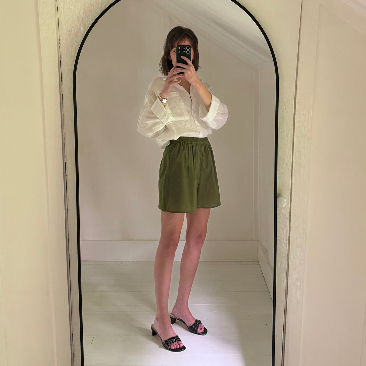 Essentiel Antwerp Cotton Voile Shorts Size 36