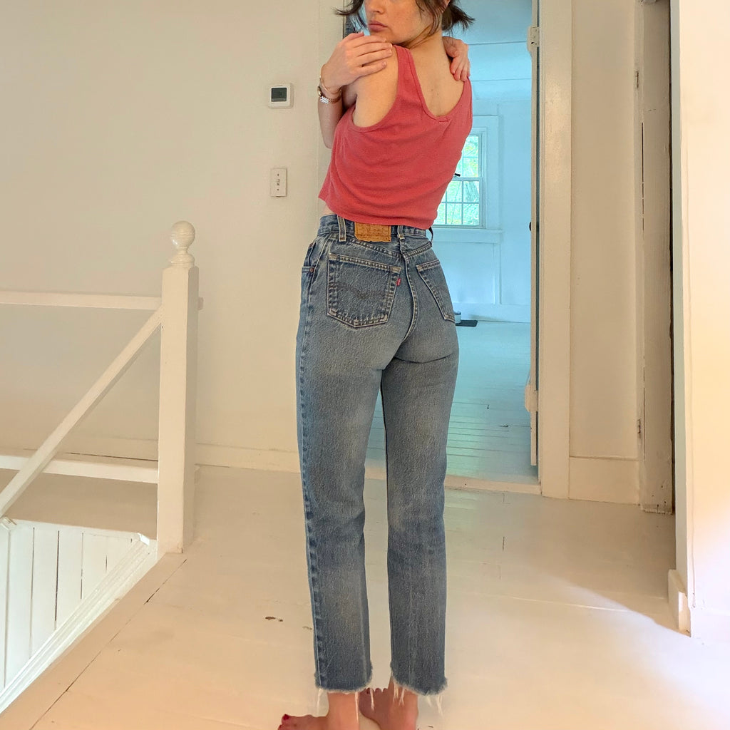 Levi's 26501 Vintage '85 Cropped Straight Leg Jeans Size 3