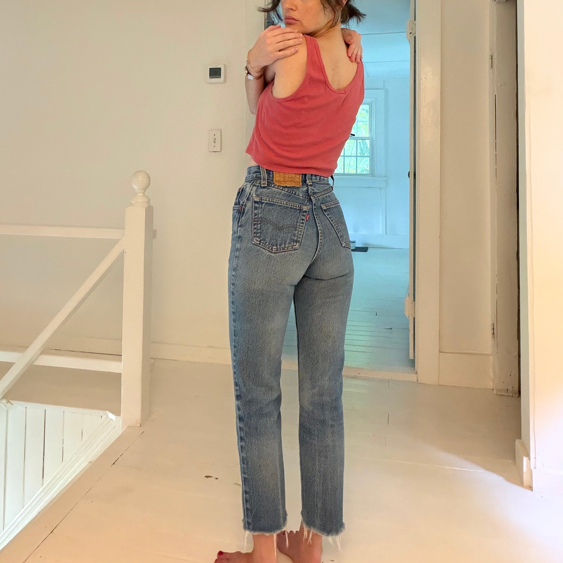 Levi's 26501 Vintage '85 Cropped Straight Leg Jeans Size 3