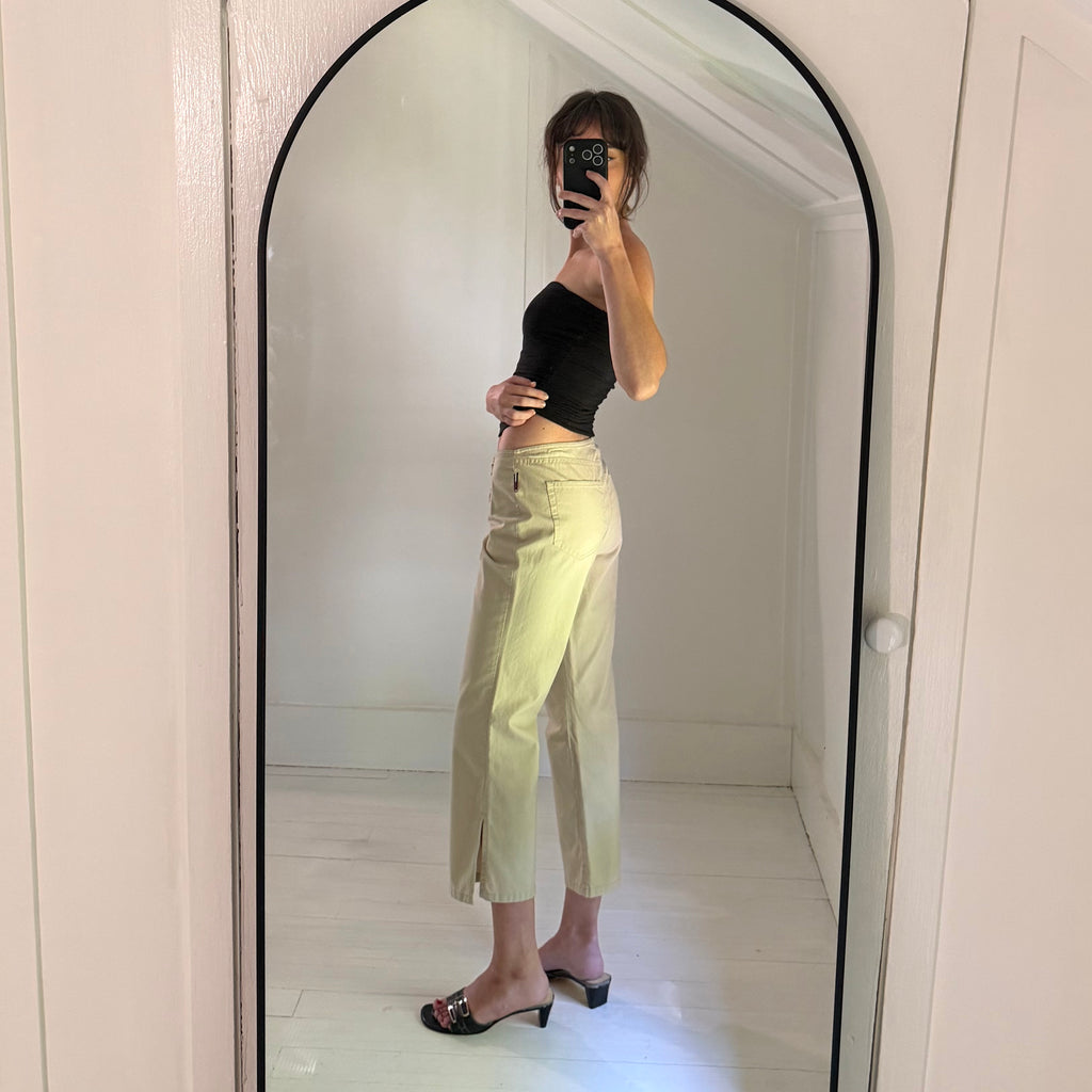 Tommy Jeans / Tommy Hilfiger Vintage '03 Lace Up Low Rise Capri Pants Size 9