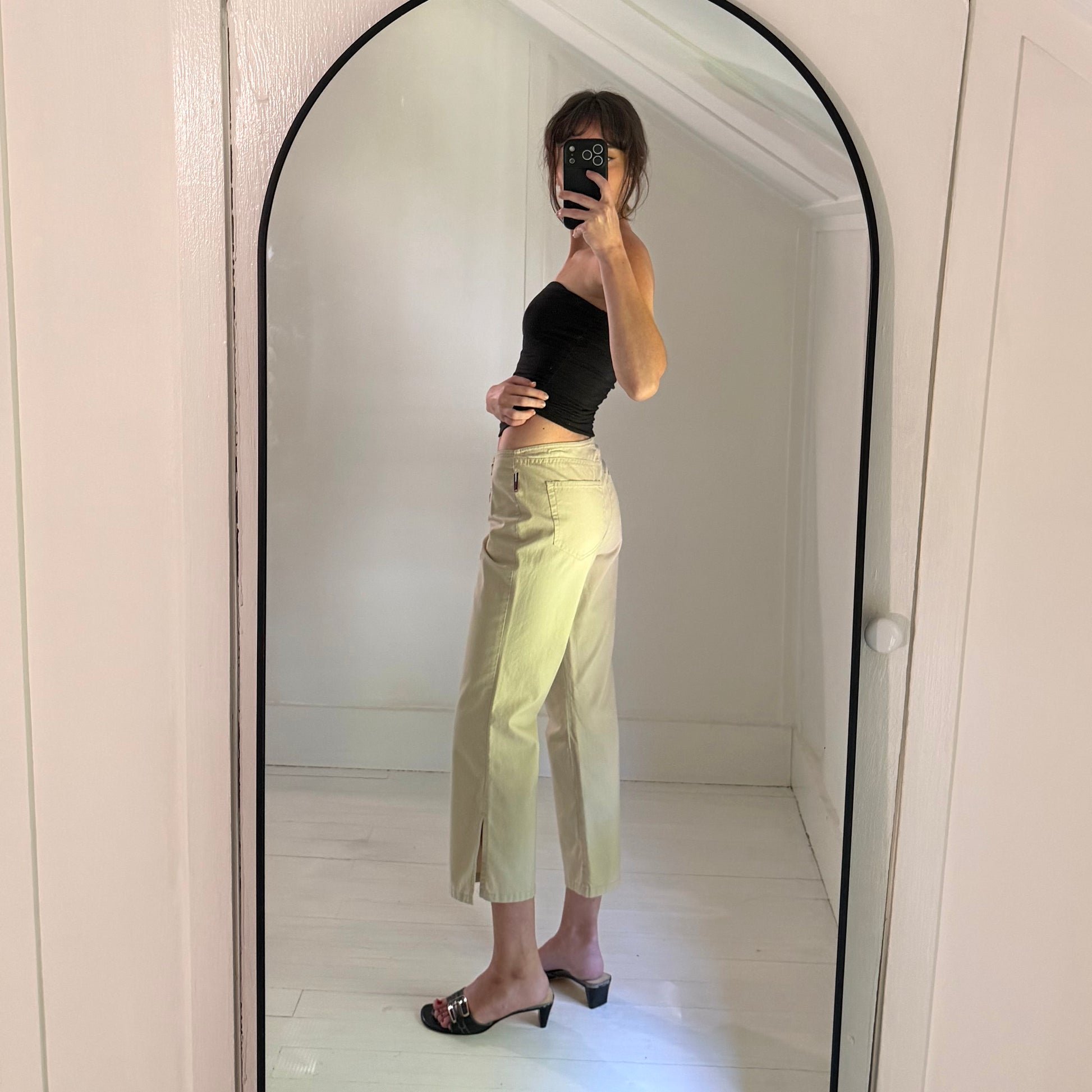 Tommy Jeans / Tommy Hilfiger Vintage '03 Lace Up Low Rise Capri Pants Size 9