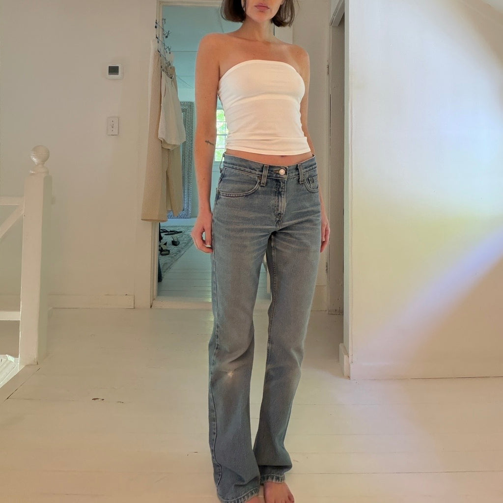 Levi's 505 Vintage '00 Regular Fit Straight Leg Jeans Size 5 JR. M
