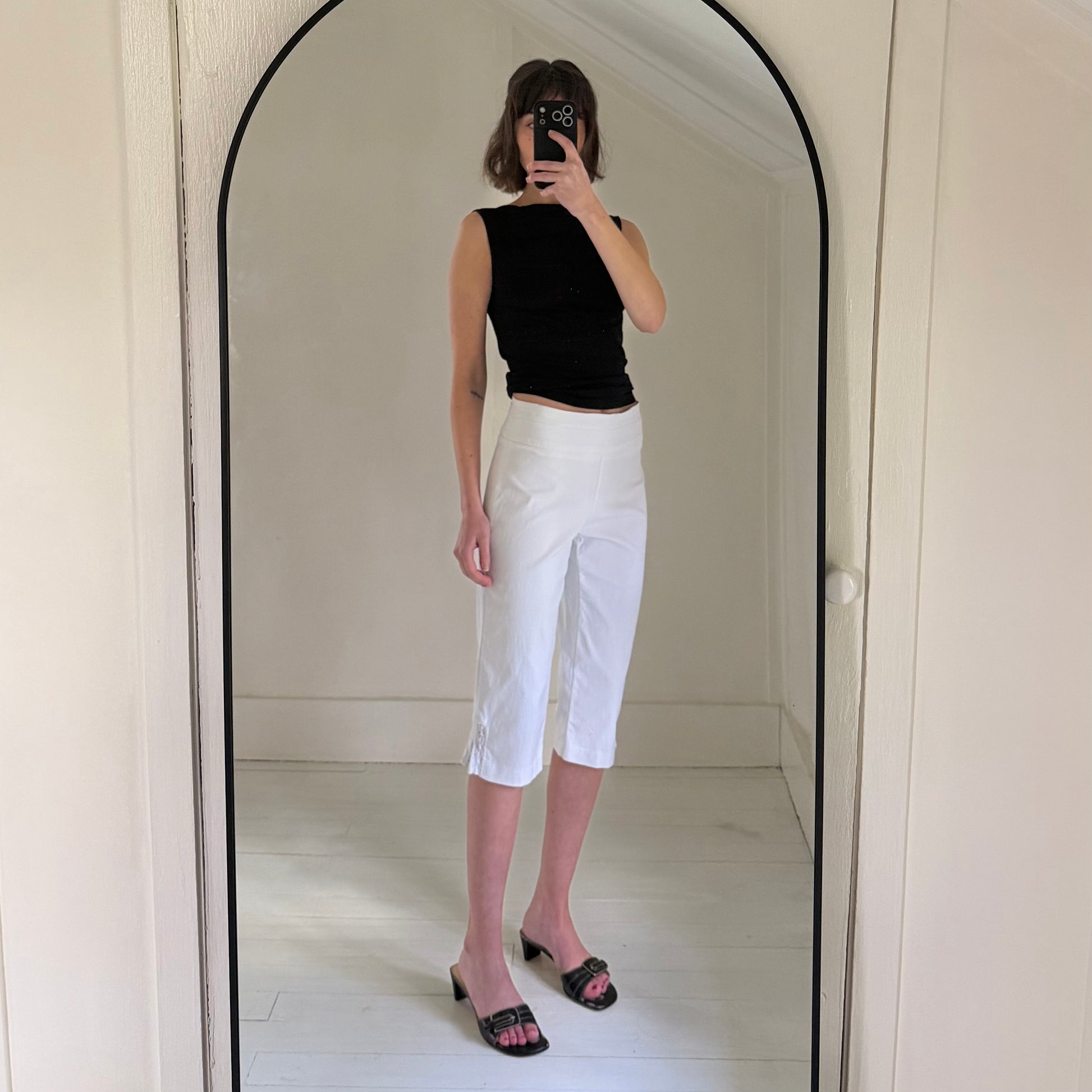 Attyre New York Vintage Y2K Peddle Pusher Capri Pants Size 6