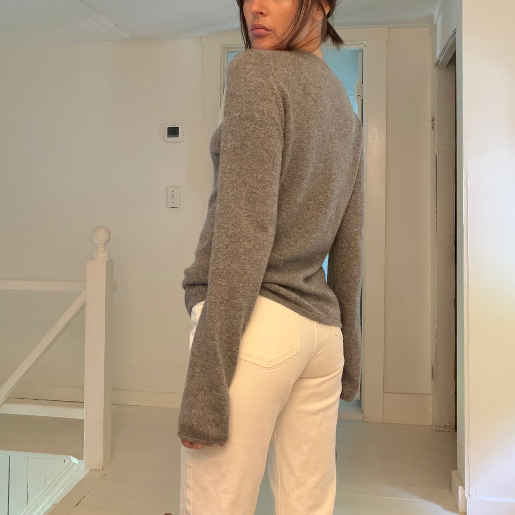 Bloomingdale's Vintage 90s Cashmere Crewneck Sweater Size S