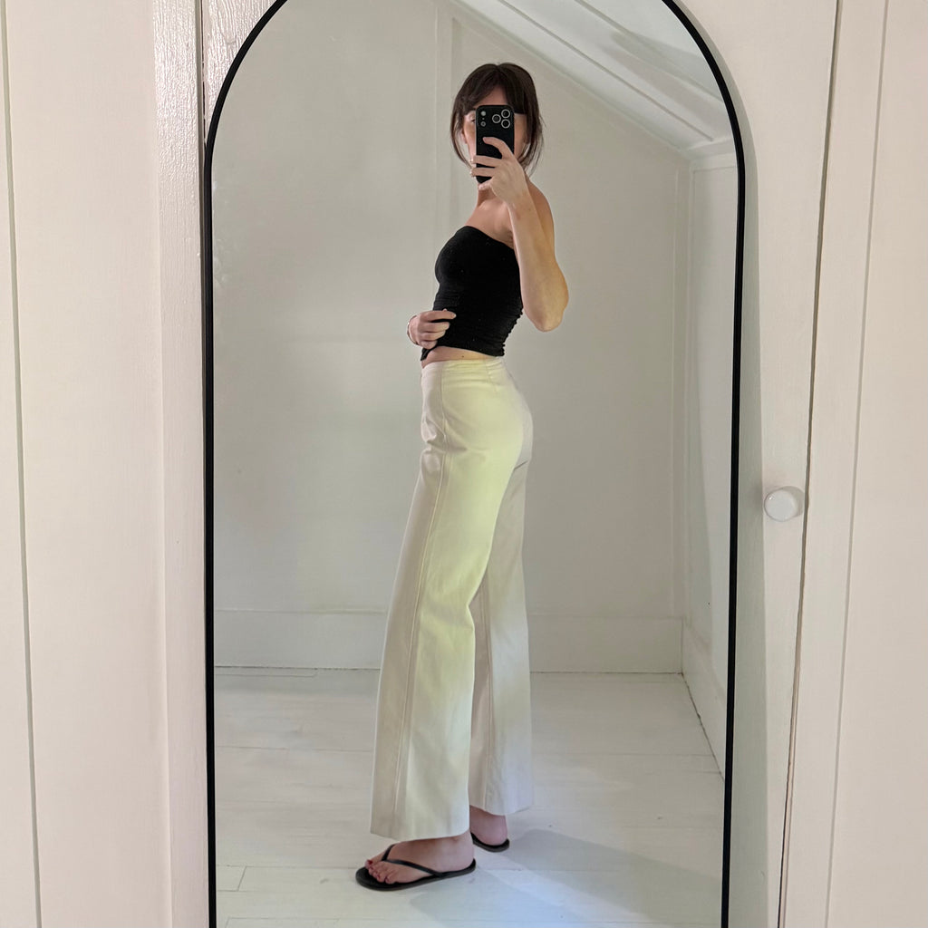 Moda International Vintage Y2K Twill Wide Leg Pants Size 0P