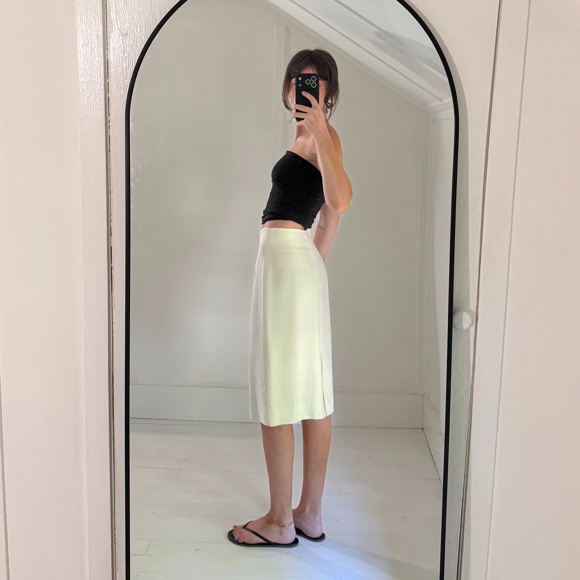 Liz Claiborne Vintage 90s Midi Pencil Skirt Size 8P