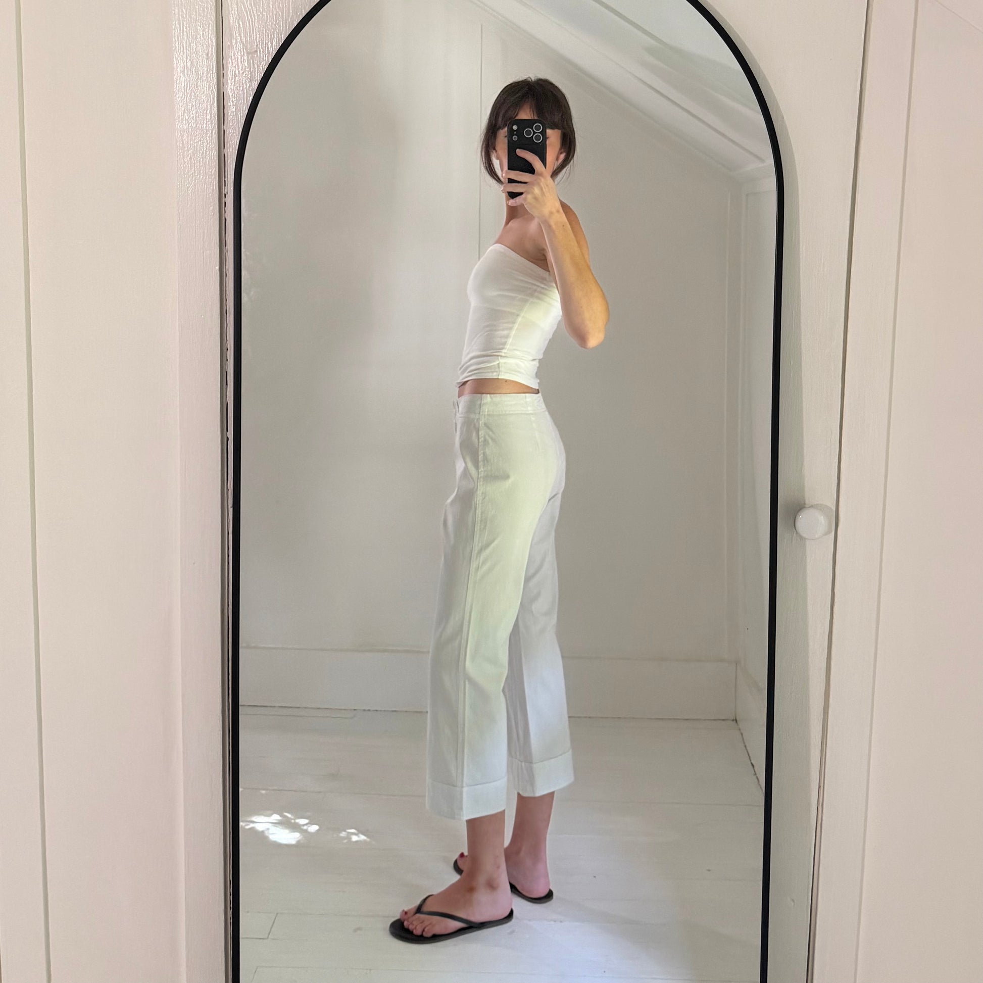 Express Vintage Y2K Boot Cut Capri Pants Size 3/4