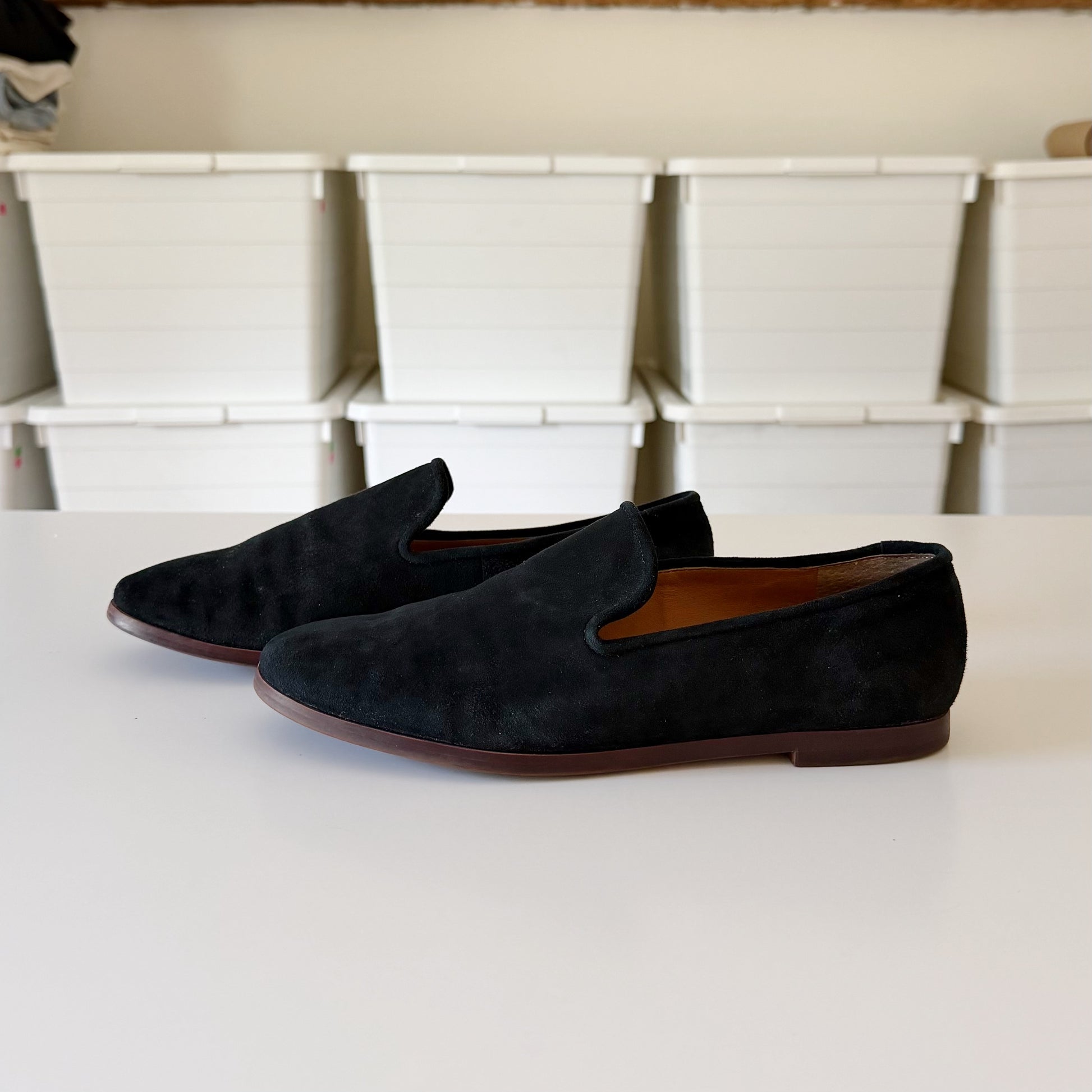 Franco Sarto Rachella Suede Loafers Size 7