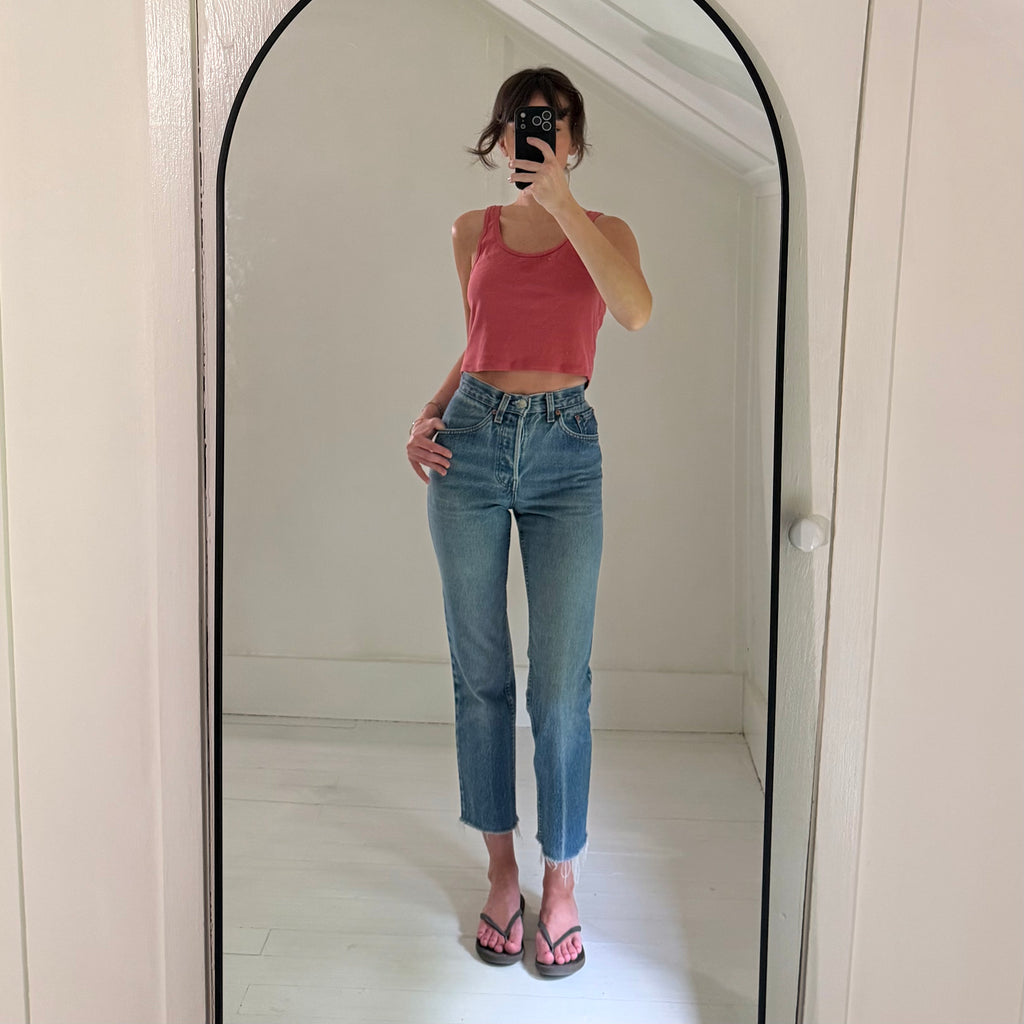 Levi's 26501 Vintage '85 Cropped Straight Leg Jeans Size 3