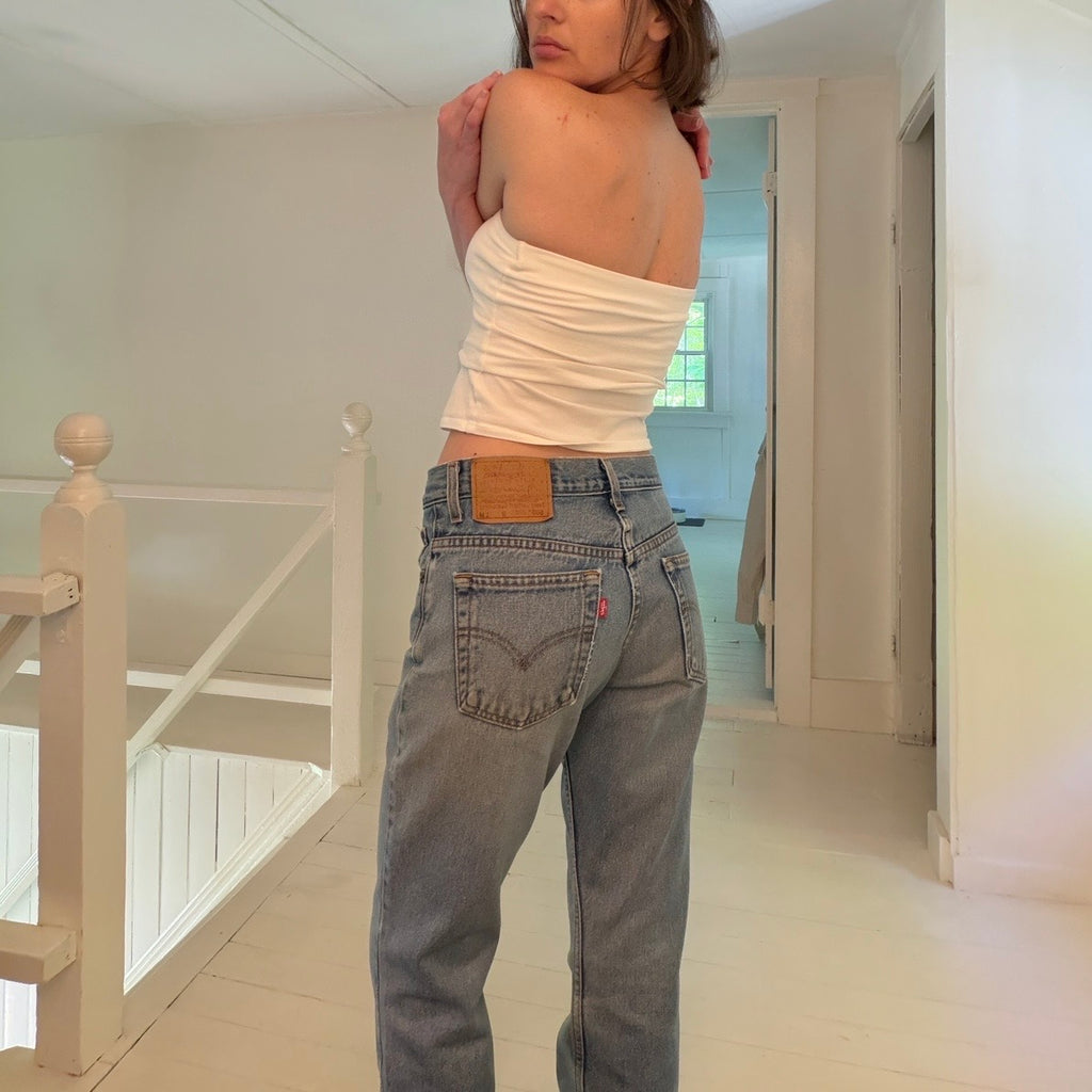 Levi's 505 Vintage '00 Regular Fit Straight Leg Jeans Size 5 JR. M