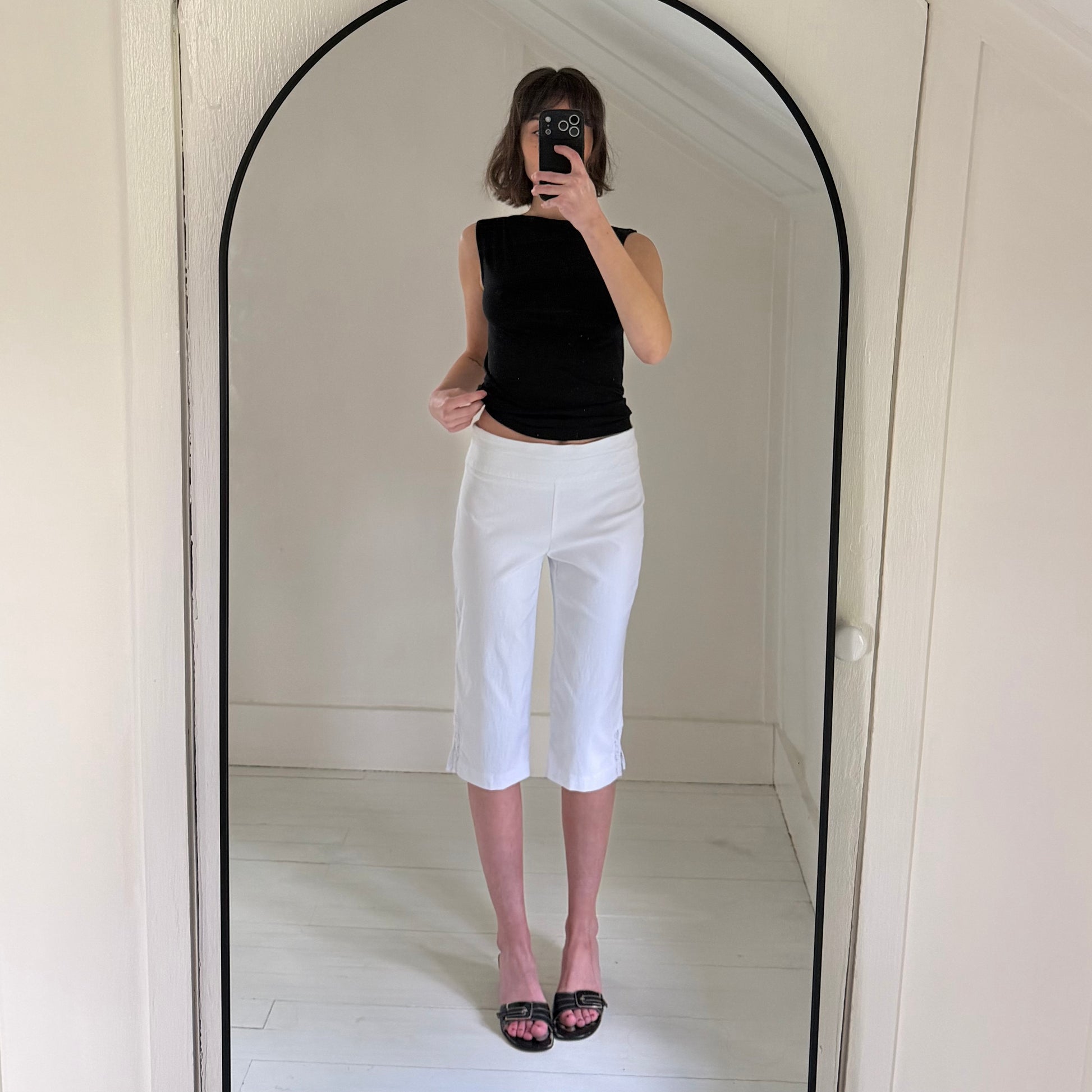 Attyre New York Vintage Y2K Peddle Pusher Capri Pants Size 6