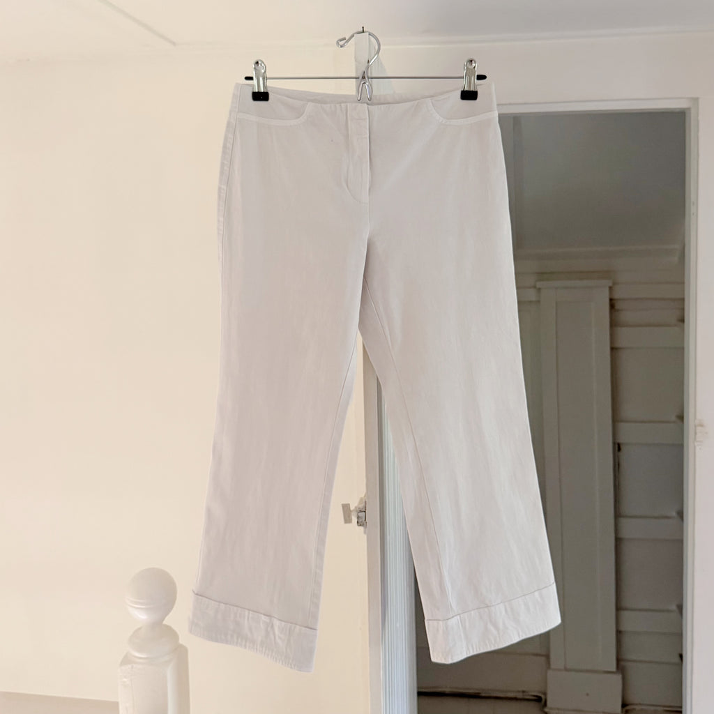 Express Vintage Y2K Boot Cut Capri Pants Size 3/4