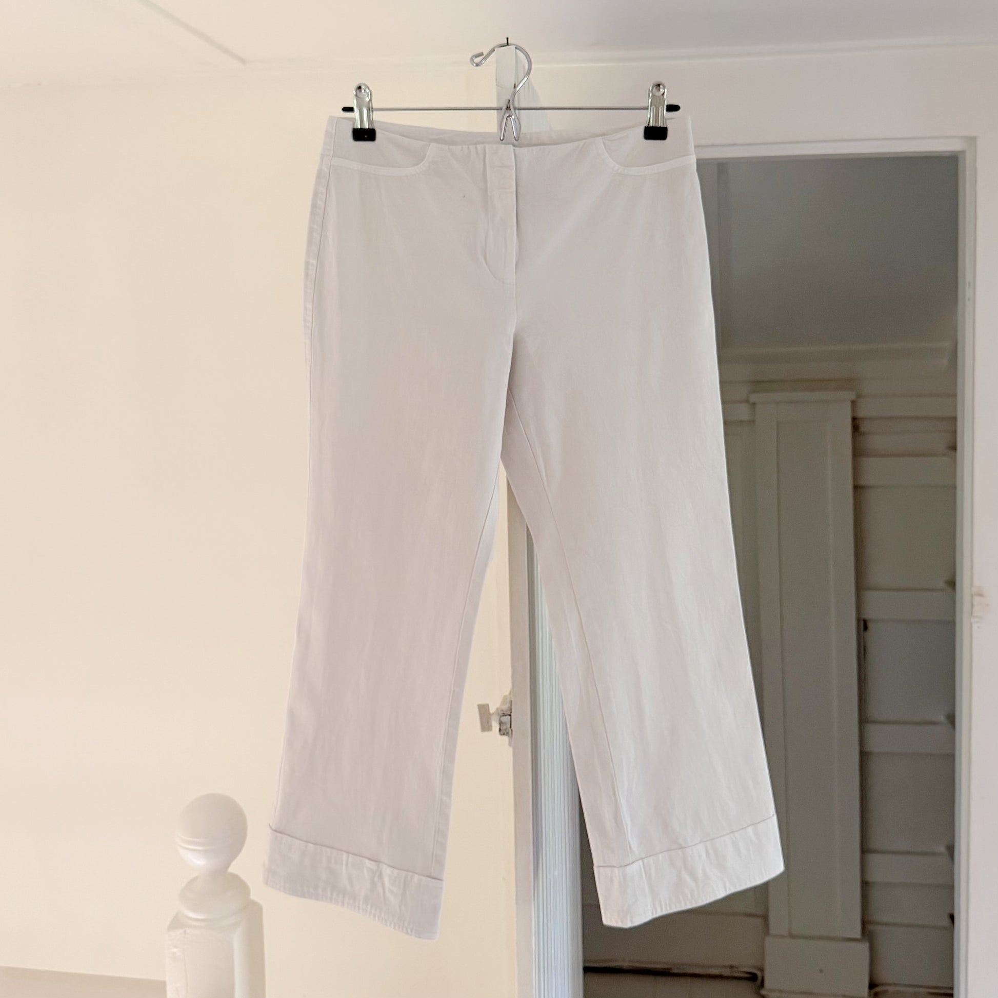 Express Vintage Y2K Boot Cut Capri Pants Size 3/4