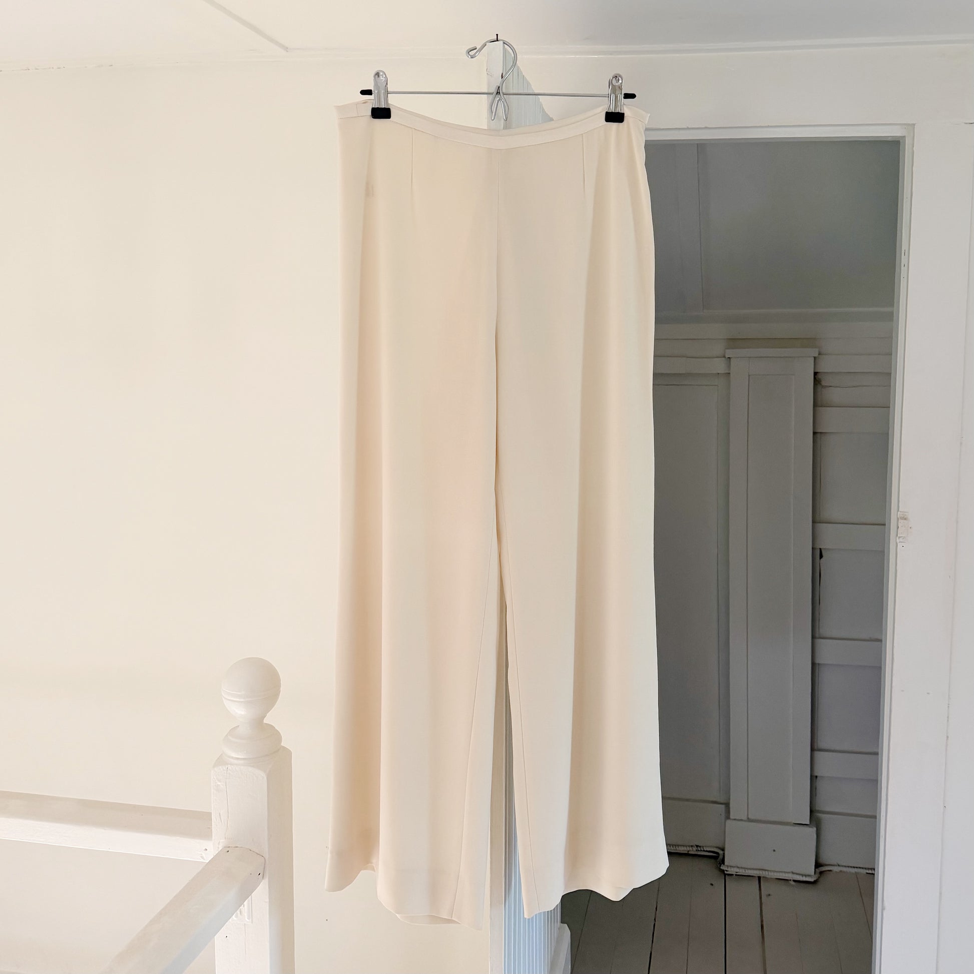 Christie De La Rue Paris Vintage 90s Wide Leg Slip Pants Size 3