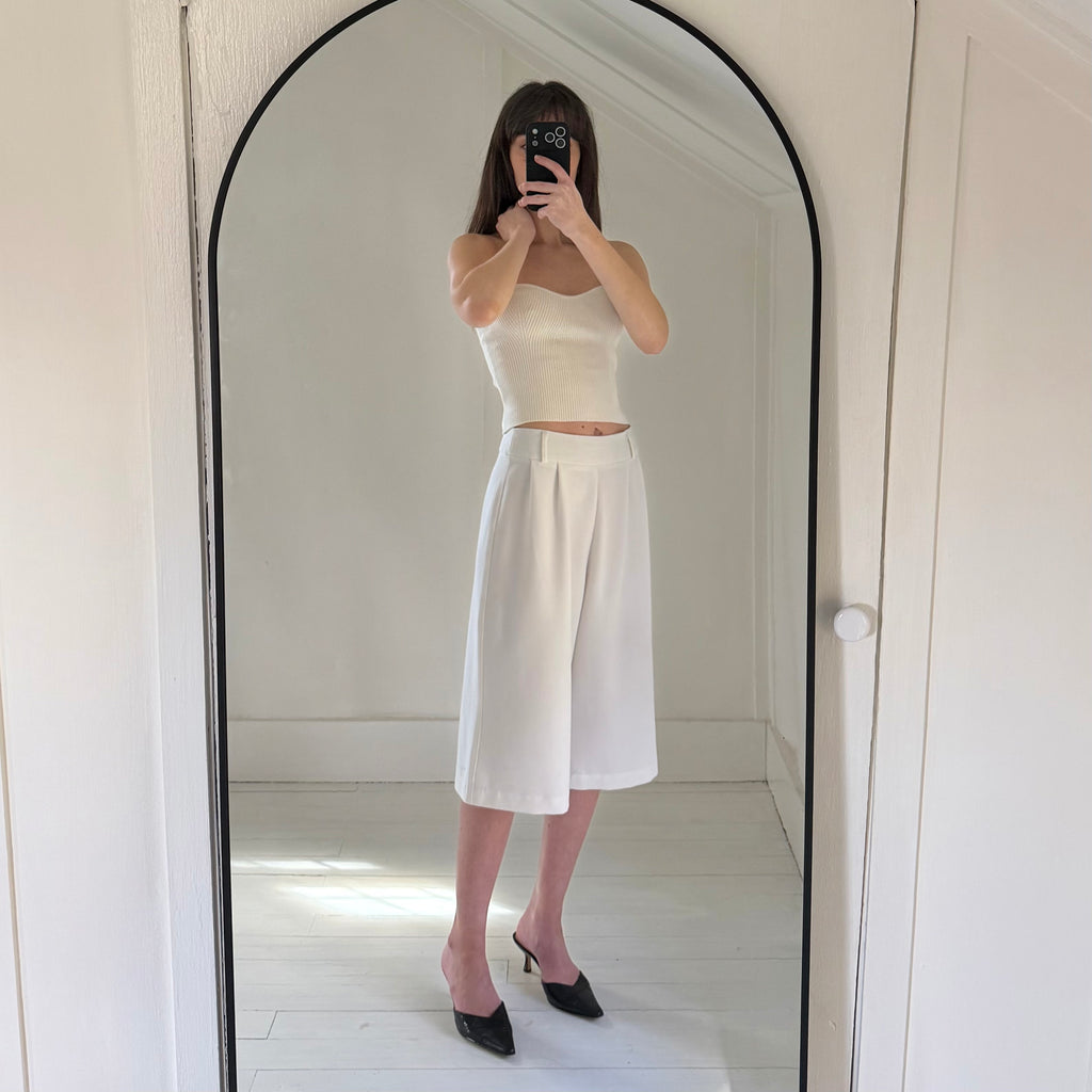 Spacegirlz Vintage Y2K Wide Leg Cropped Culotte Pants Size 5