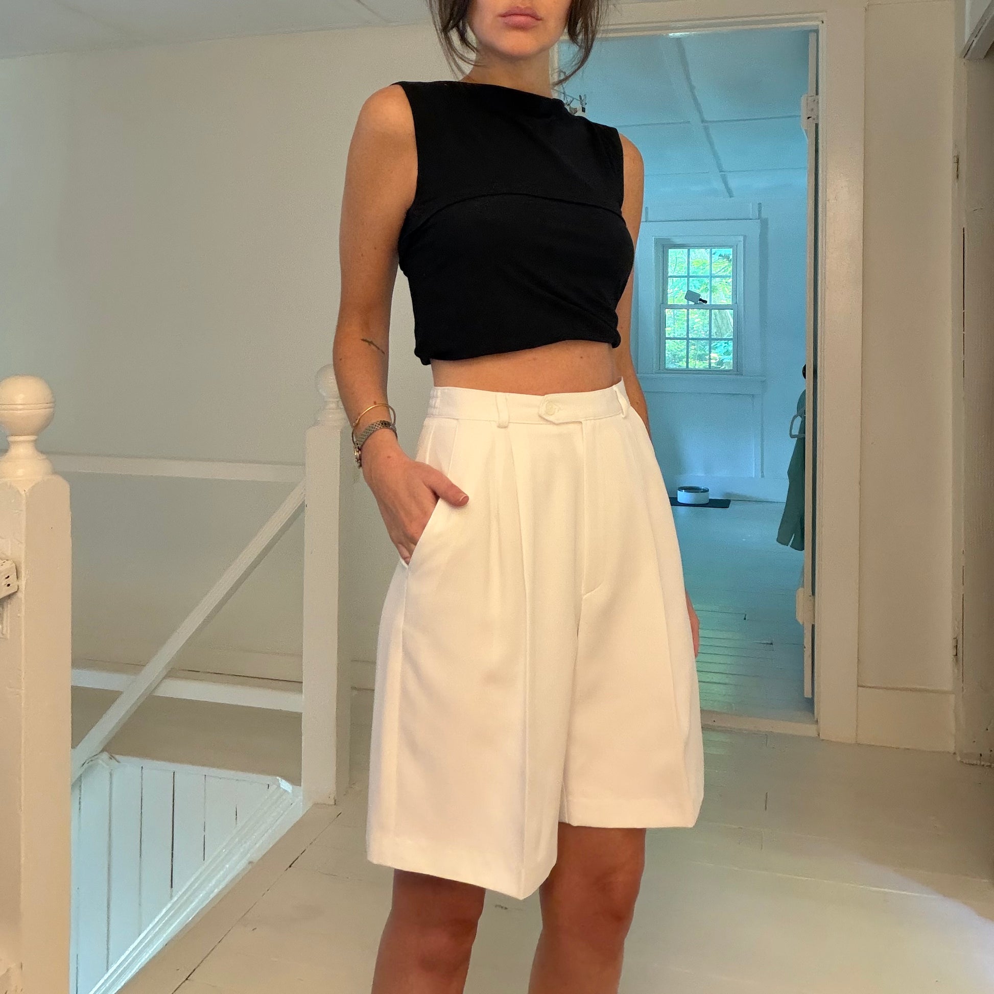 EP Pro Vintage Y2K Pleated Bermuda Shorts Size 4