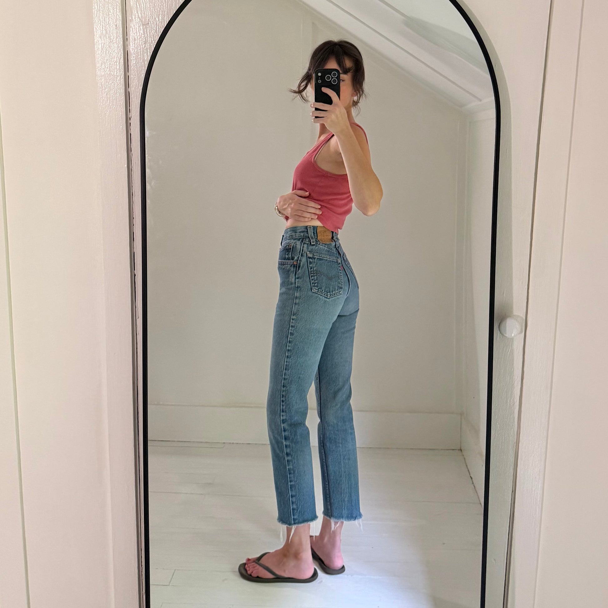Levi's 26501 Vintage '85 Cropped Straight Leg Jeans Size 3