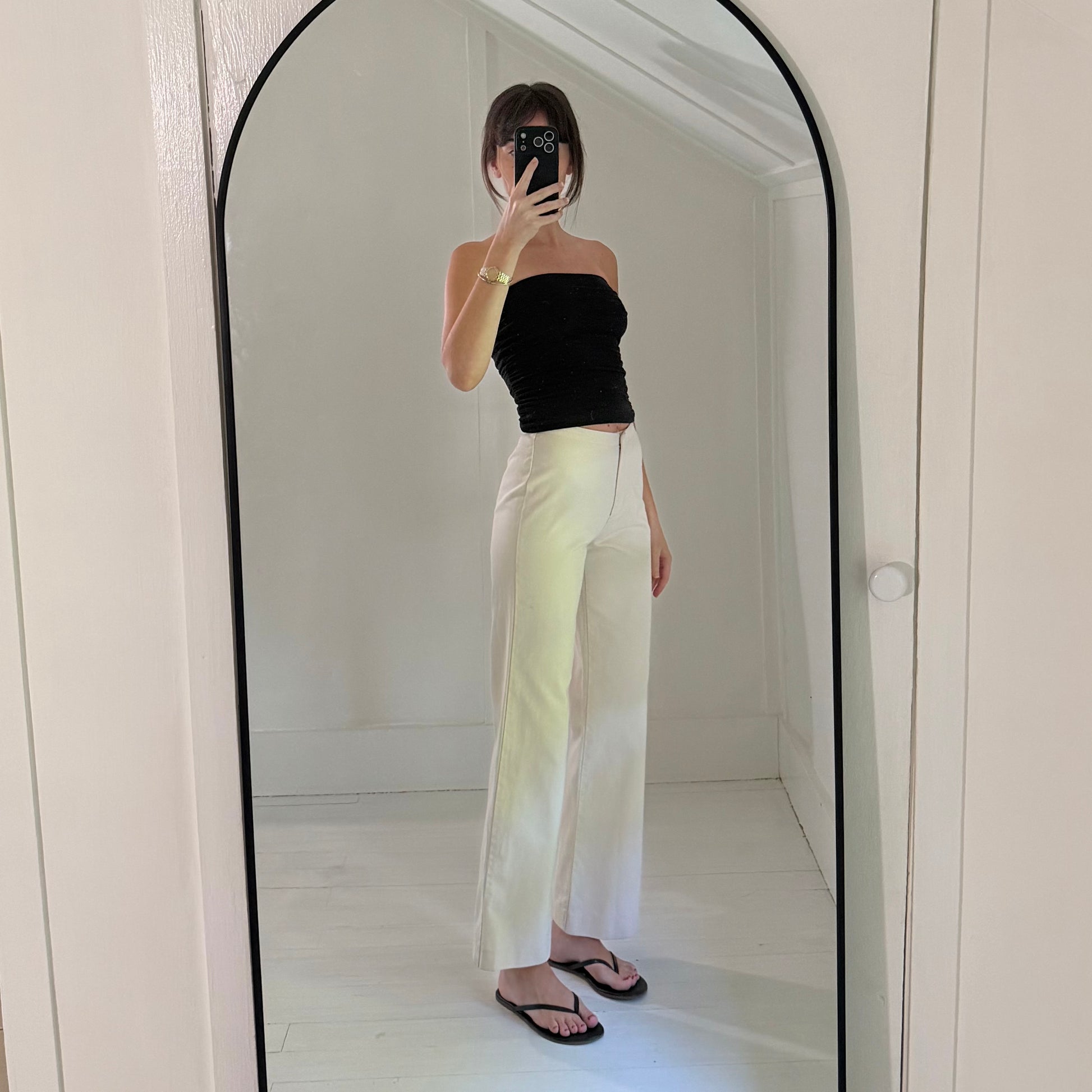 Moda International Vintage Y2K Twill Wide Leg Pants Size 0P