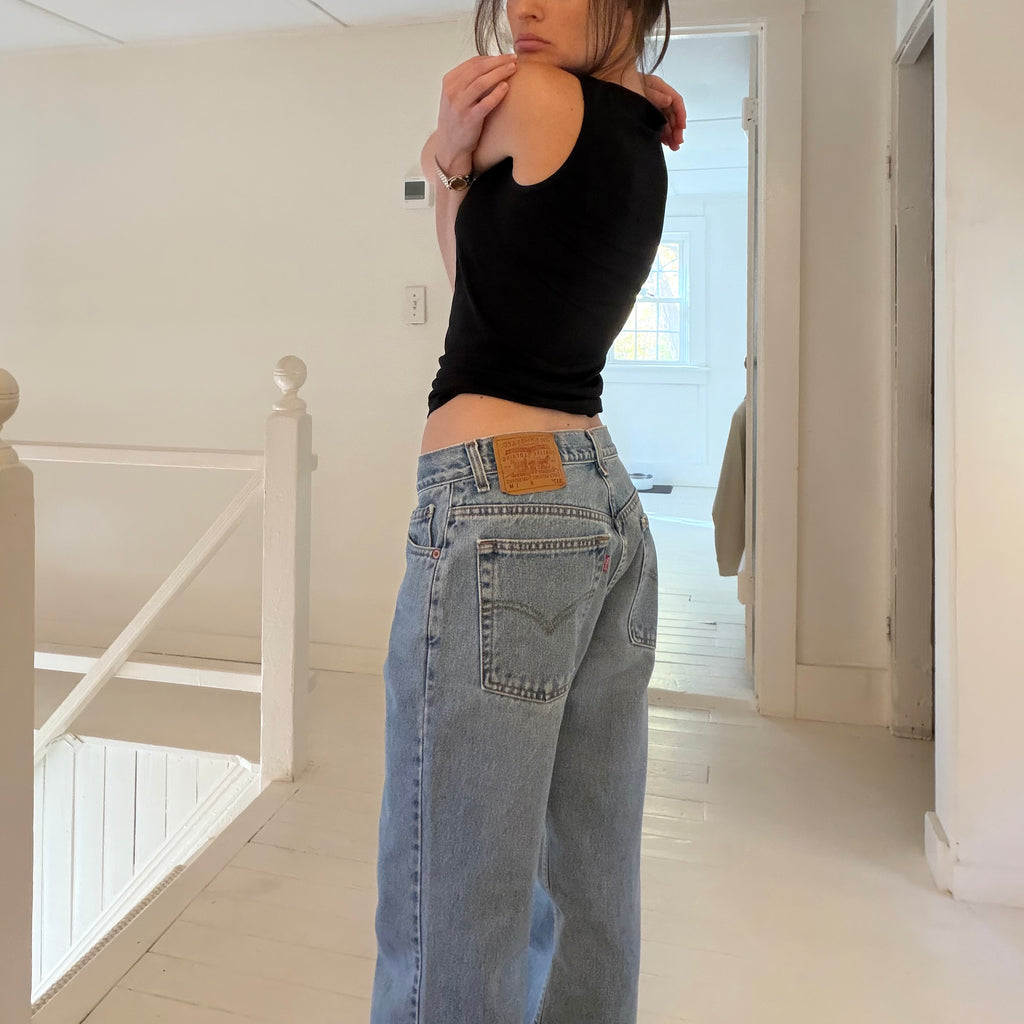 Levi's 517 Vintage '99 Boot Cut Low Rise Jeans Size 11 JR. M Light Wash