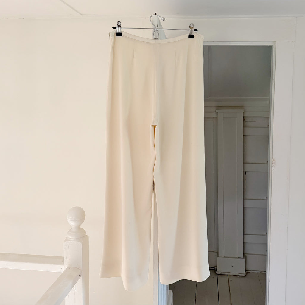 Christie De La Rue Paris Vintage 90s Wide Leg Slip Pants Size 3