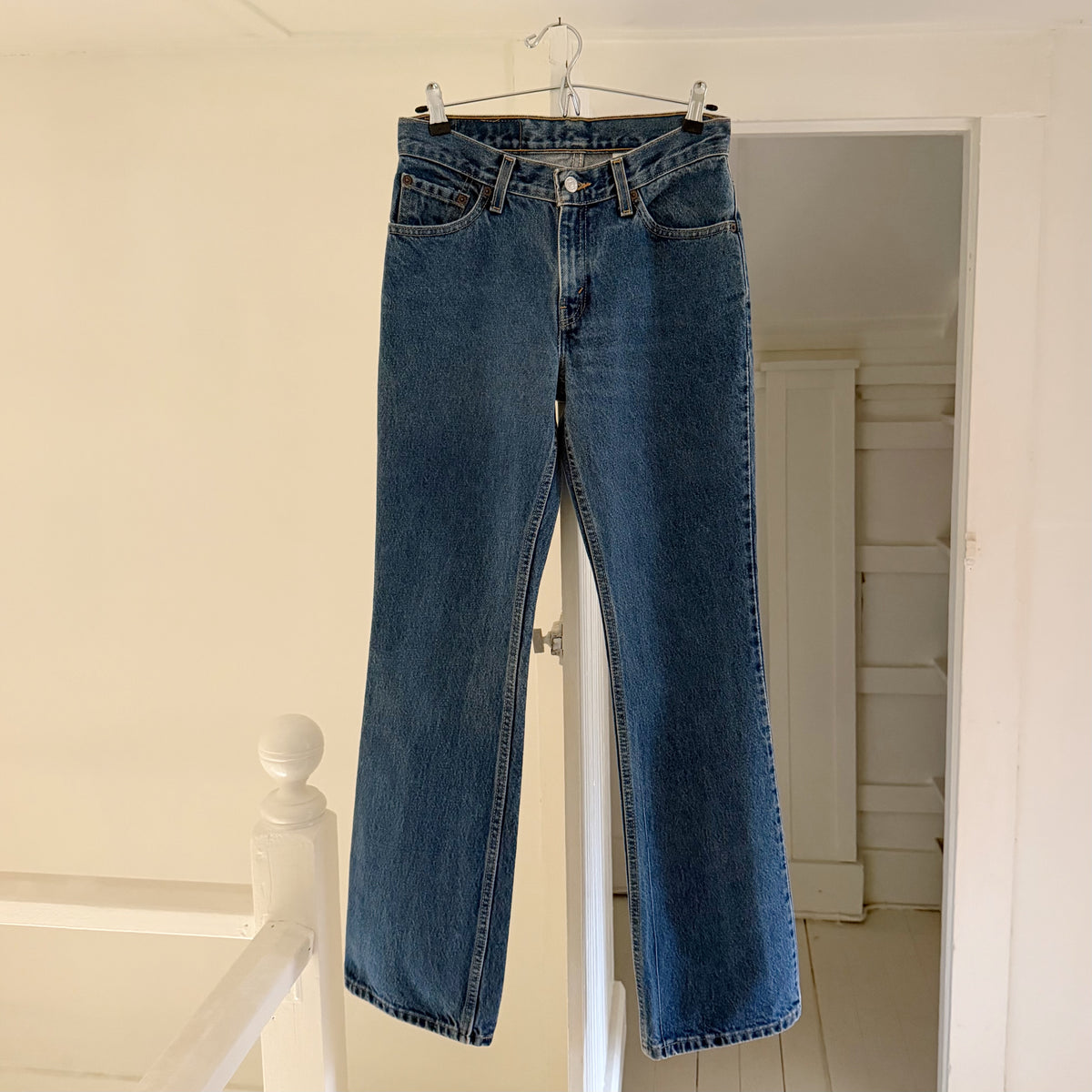 Levi's 517 Vintage '01 Slim Fit Boot Cut Jeans Size 5 JR. M Dark Wash