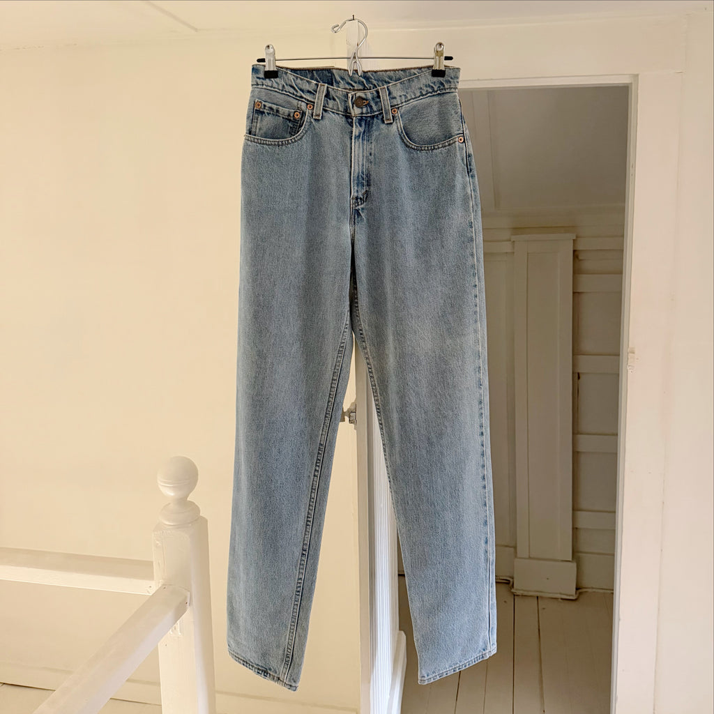 Levi's 560 Vintage '96 Loose Fit Straight Leg Jeans Size 7 Med Light Wash