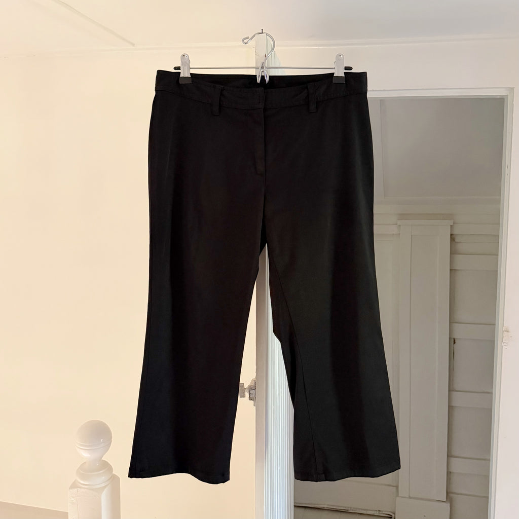 Express Jeans Vintage Y2K Straight Leg Capri Pants Size 7/8