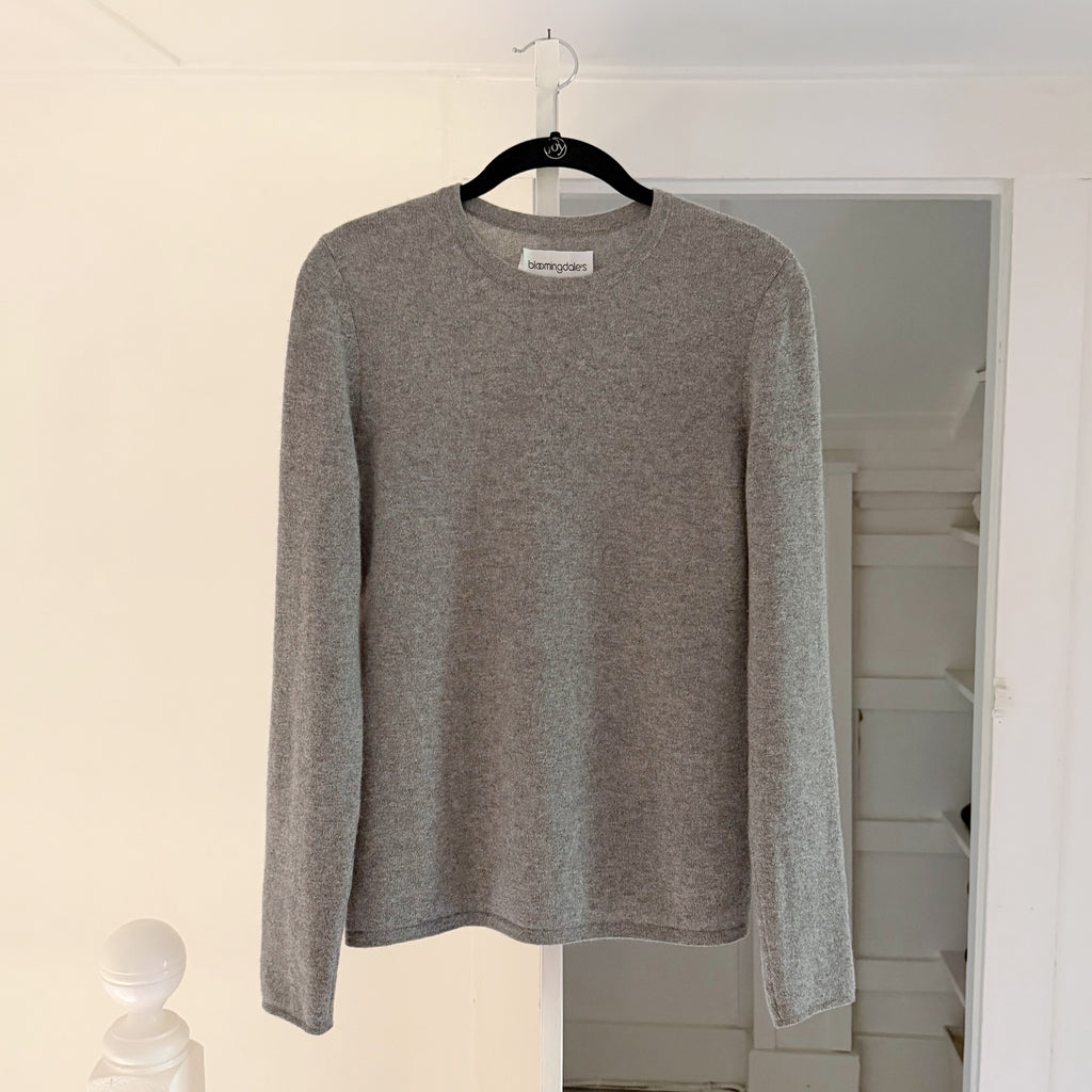 Bloomingdale's Vintage 90s Cashmere Crewneck Sweater Size S