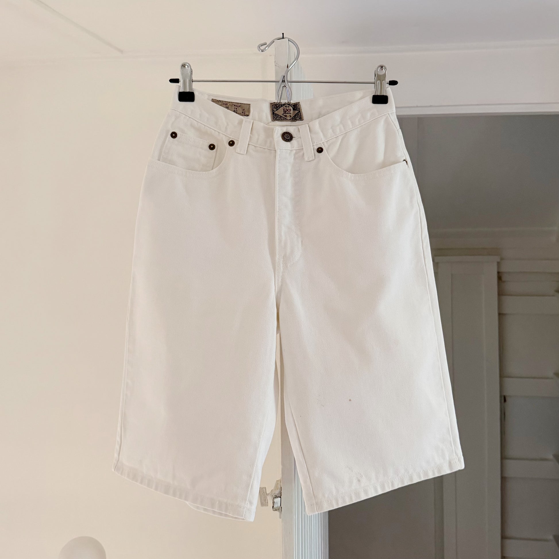 Express Jeans Vintage 90s Bermuda Jean Shorts Size 7