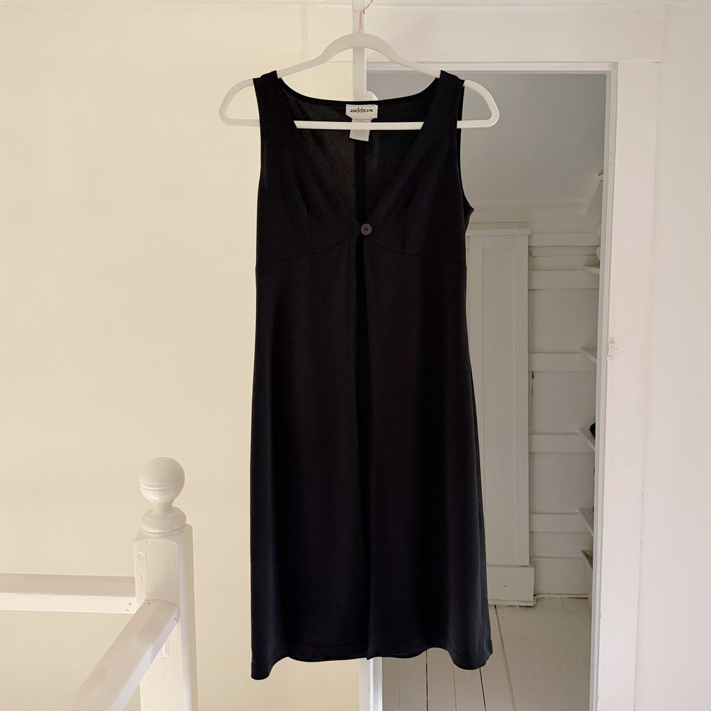 Wrapper Vintage Y2K Split Front Longline Vest Size M
