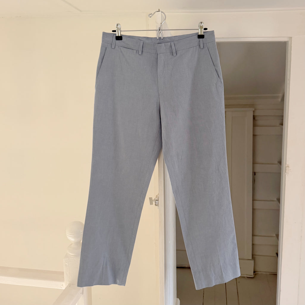 Seize Sur Vingt Cotton Woven Straight Leg Trouser Pants Size 40