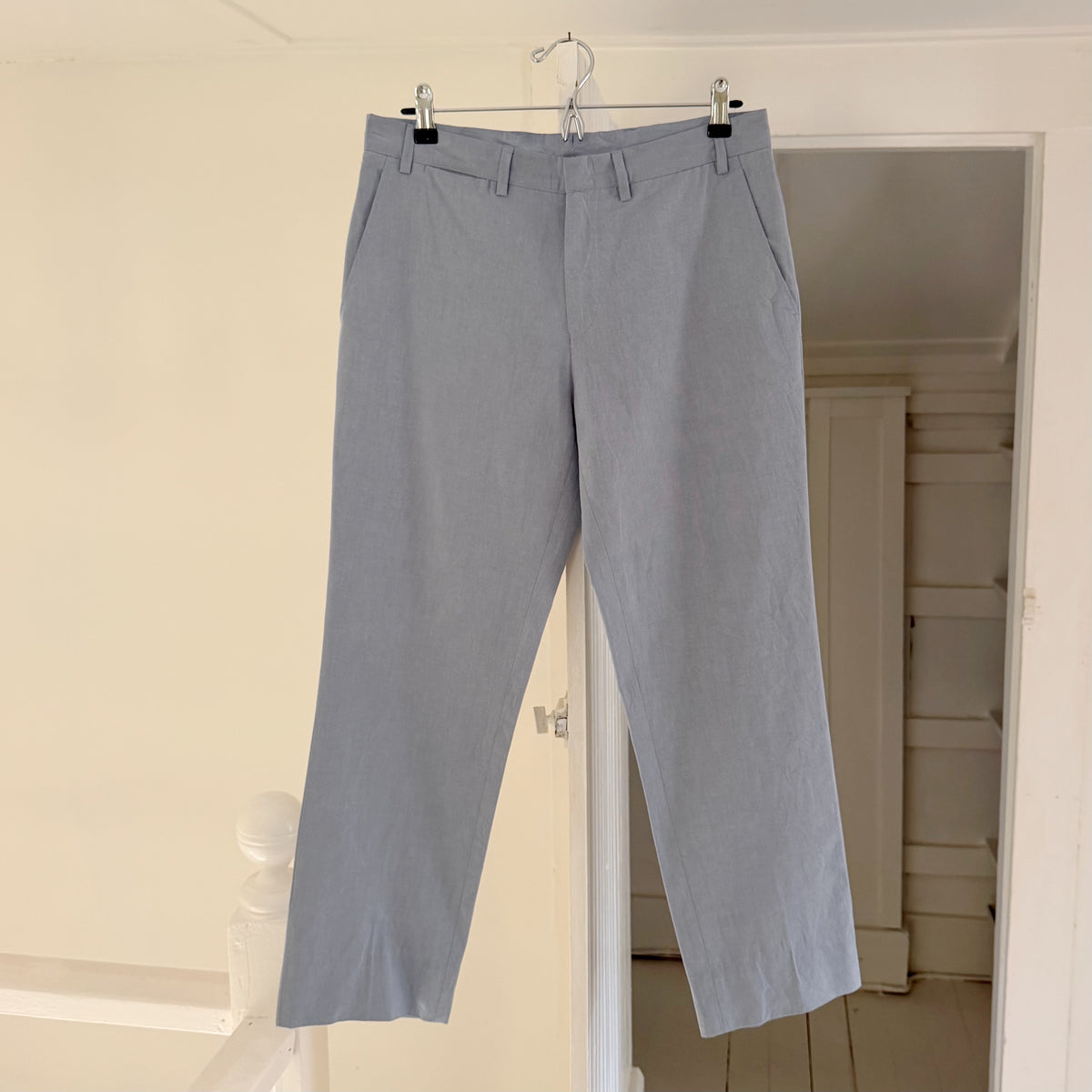 Seize Sur Vingt Cotton Woven Straight Leg Trouser Pants Size 40