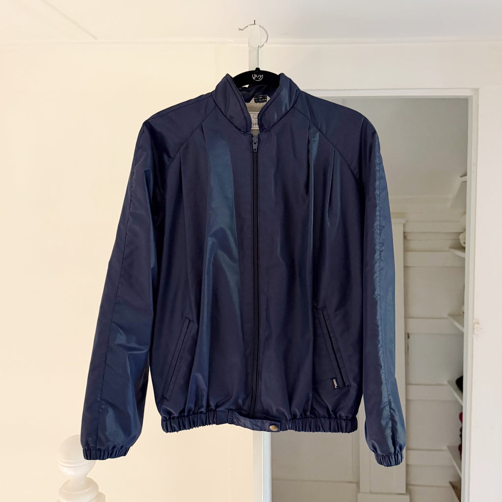 Clique by John Heckler Vintage 90s Stand Collar Track Jacket Size 5/6