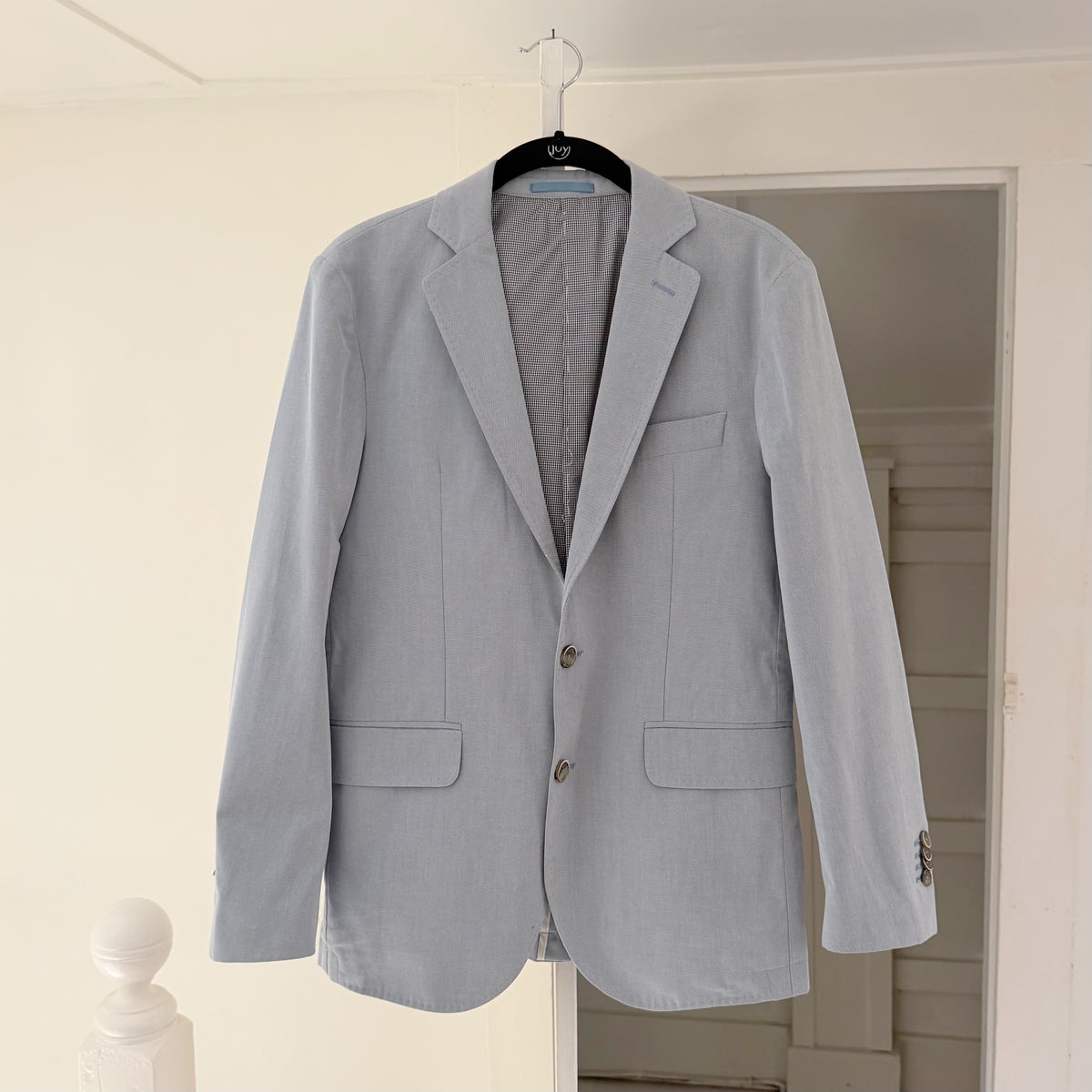 Seize Sur Vingt Cotton Woven Single Breasted Blazer Jacket Size 46