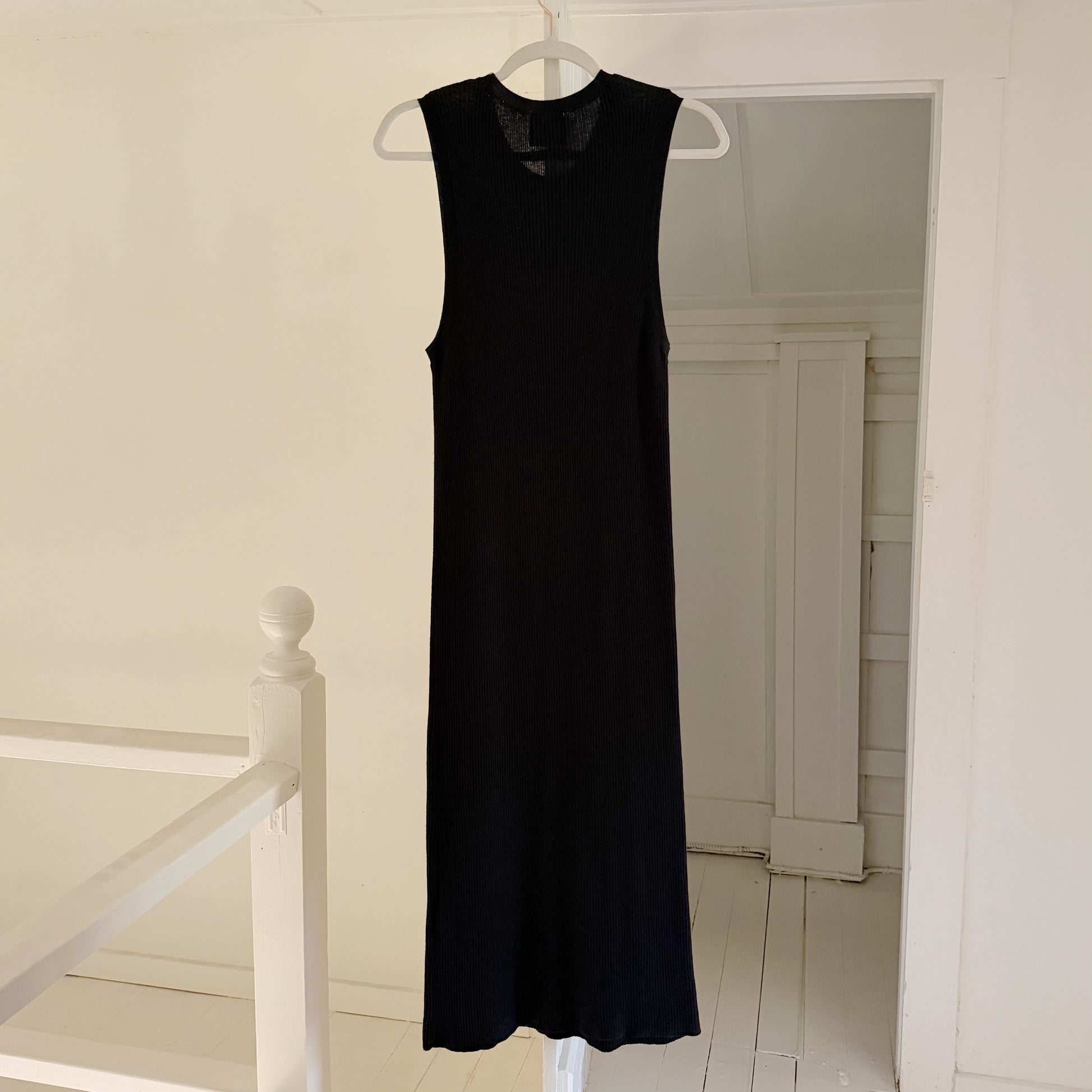 Crush Cashmere Cotton Silk Knit Midi Dress Size 3