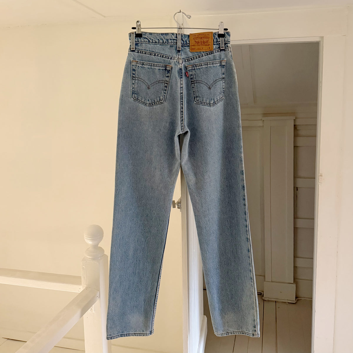 Levi's 560 Vintage '96 Loose Fit Straight Leg Jeans Size 7 Med Light Wash