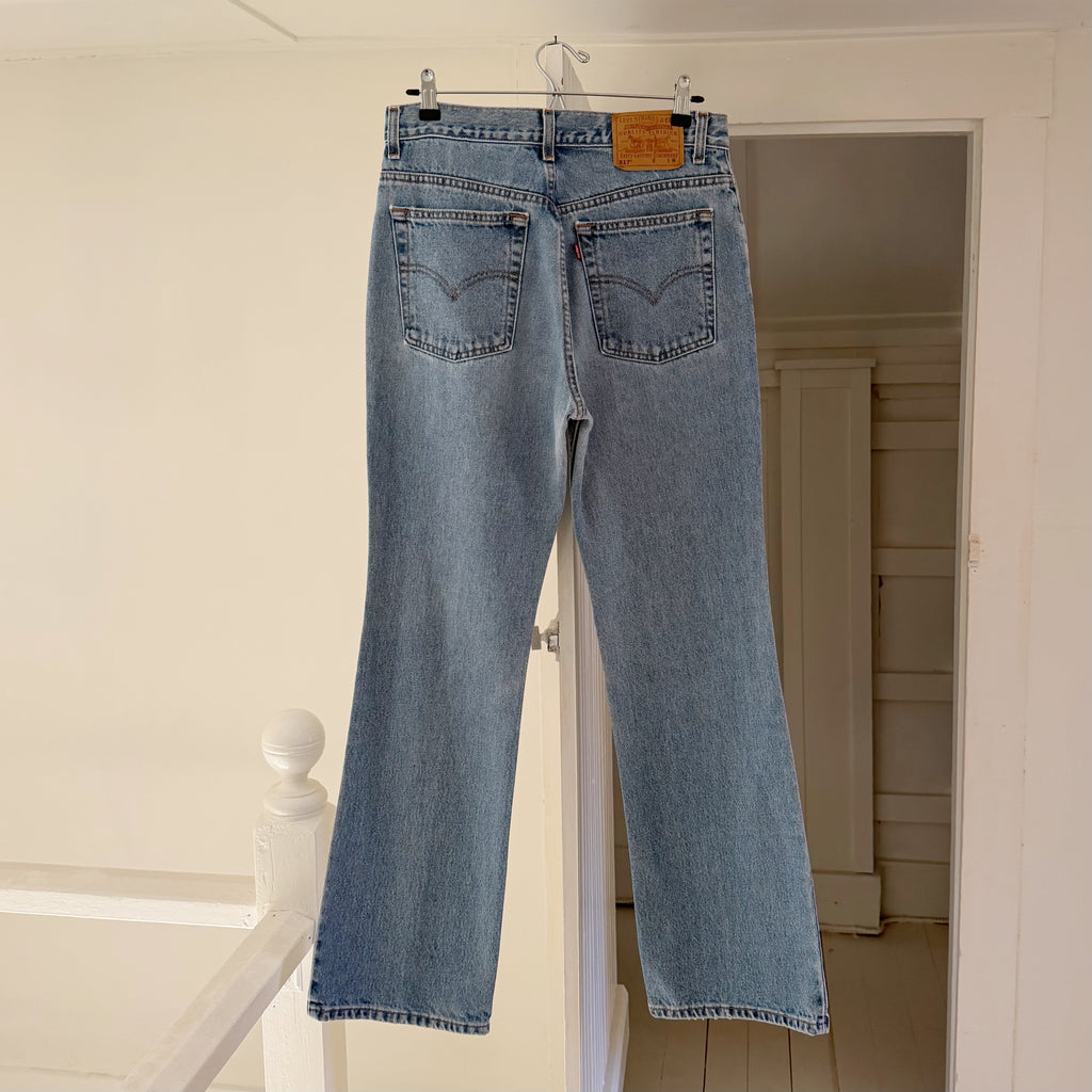 Levi's 517 Vintage '99 Boot Cut Low Rise Jeans Size 11 JR. M Light Wash