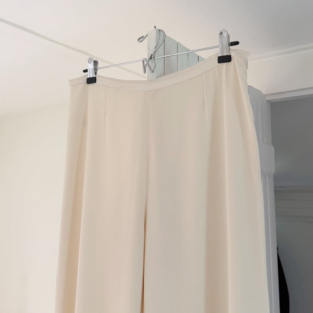 Christie De La Rue Paris Vintage 90s Wide Leg Slip Pants Size 3