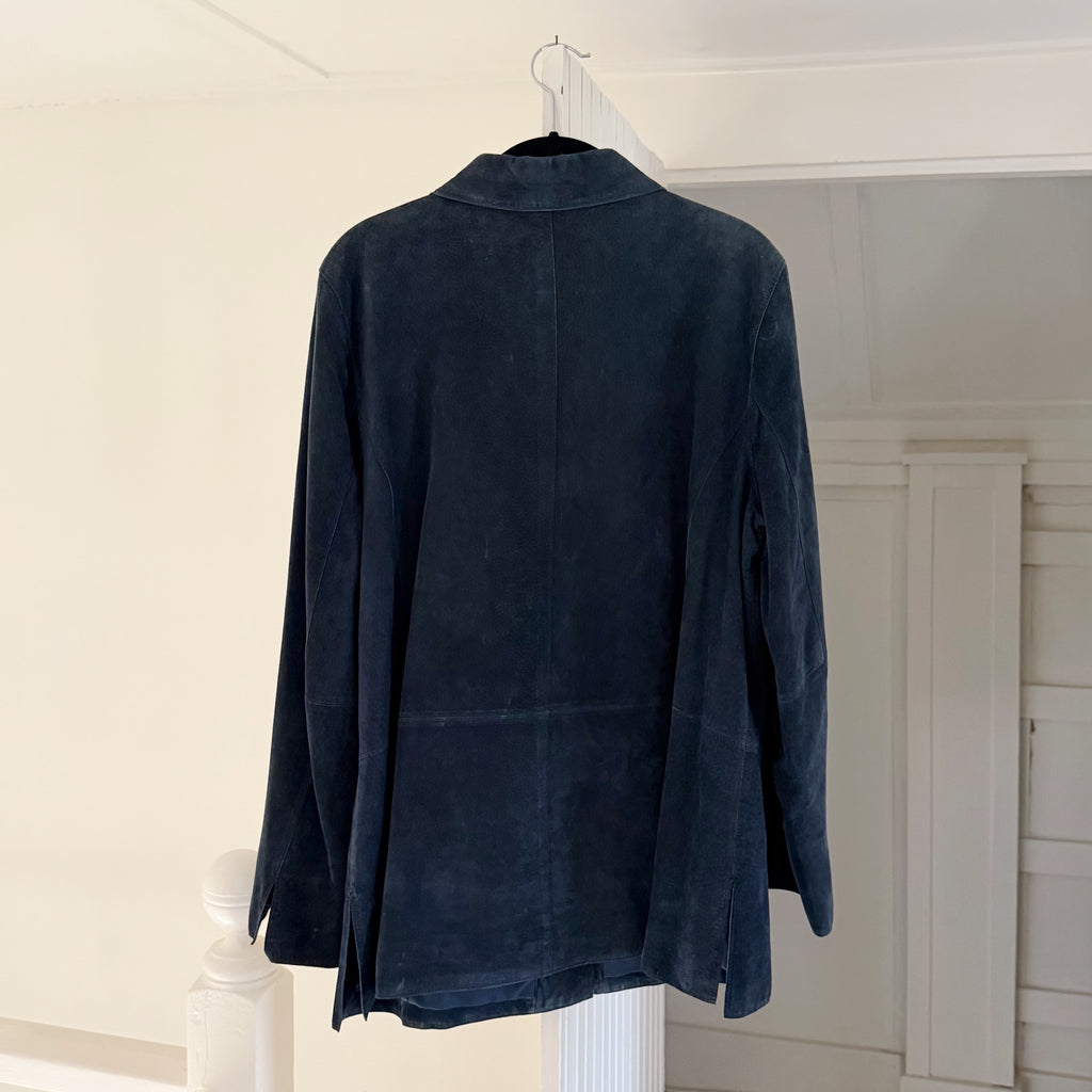 Valerie Separates Vintage 90s Suede Leather Jacket Size XL