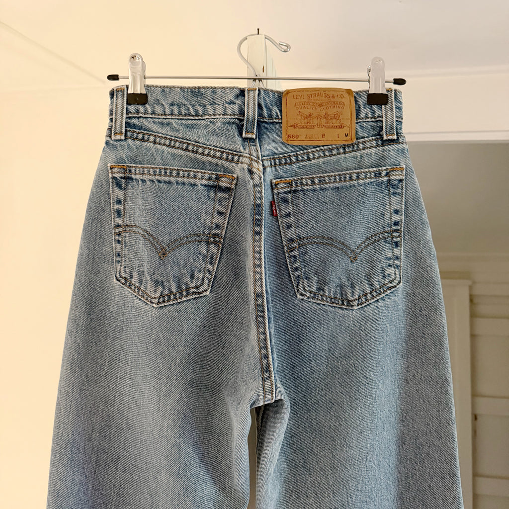 Levi's 560 Vintage '97 Loose Fit Straight Leg Jeans Size 3 JR. M