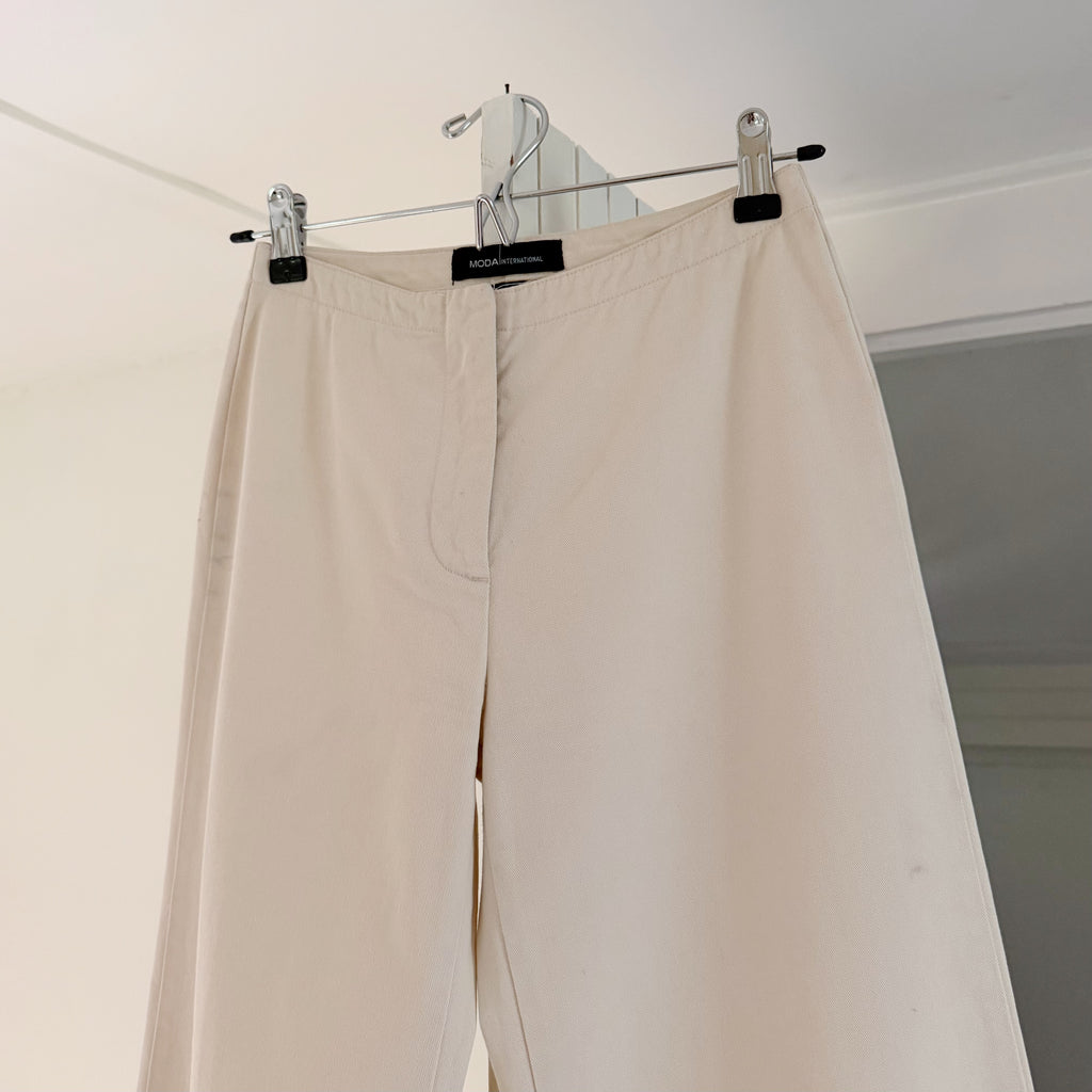 Moda International Vintage Y2K Twill Wide Leg Pants Size 0P