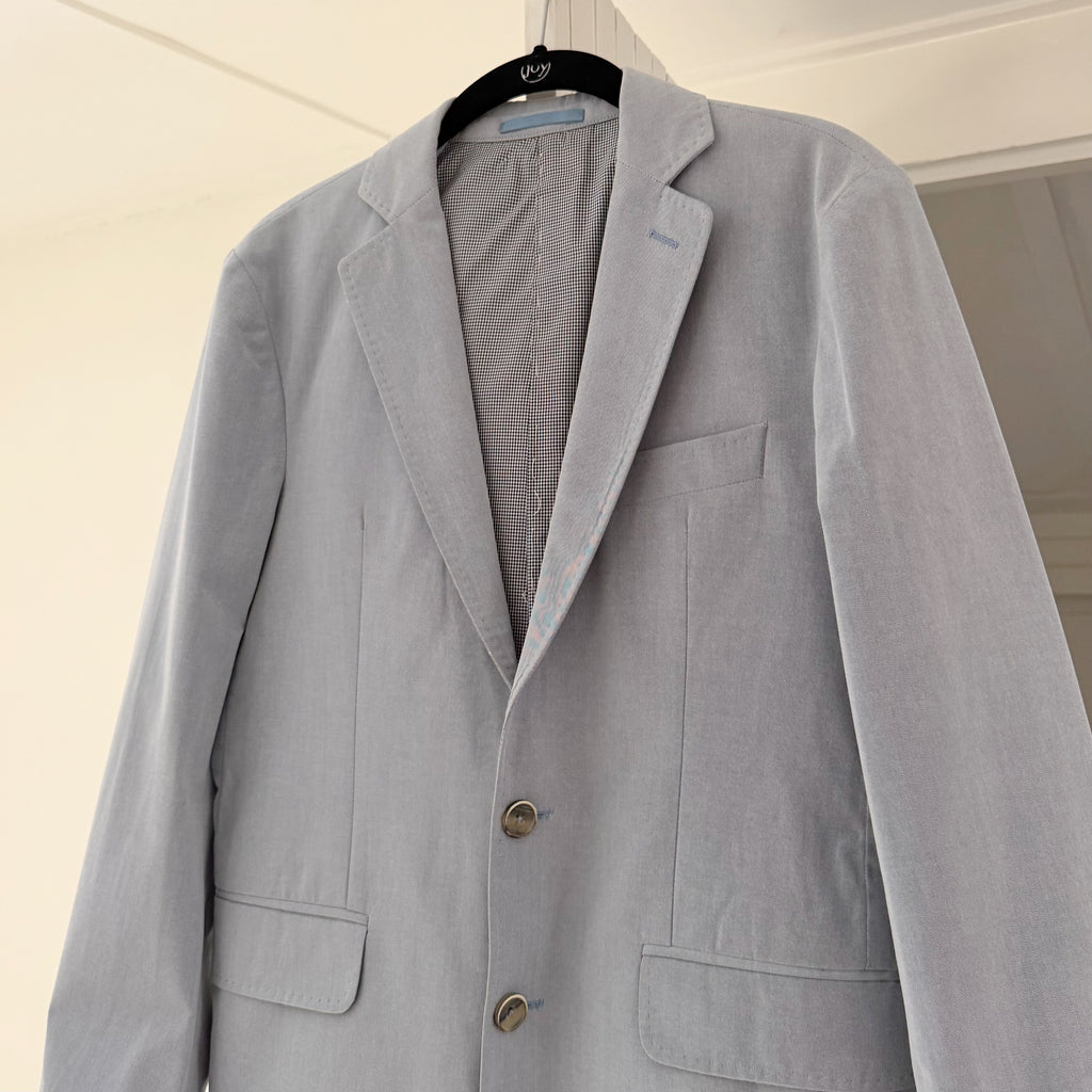 Seize Sur Vingt Cotton Woven Single Breasted Blazer Jacket Size 46