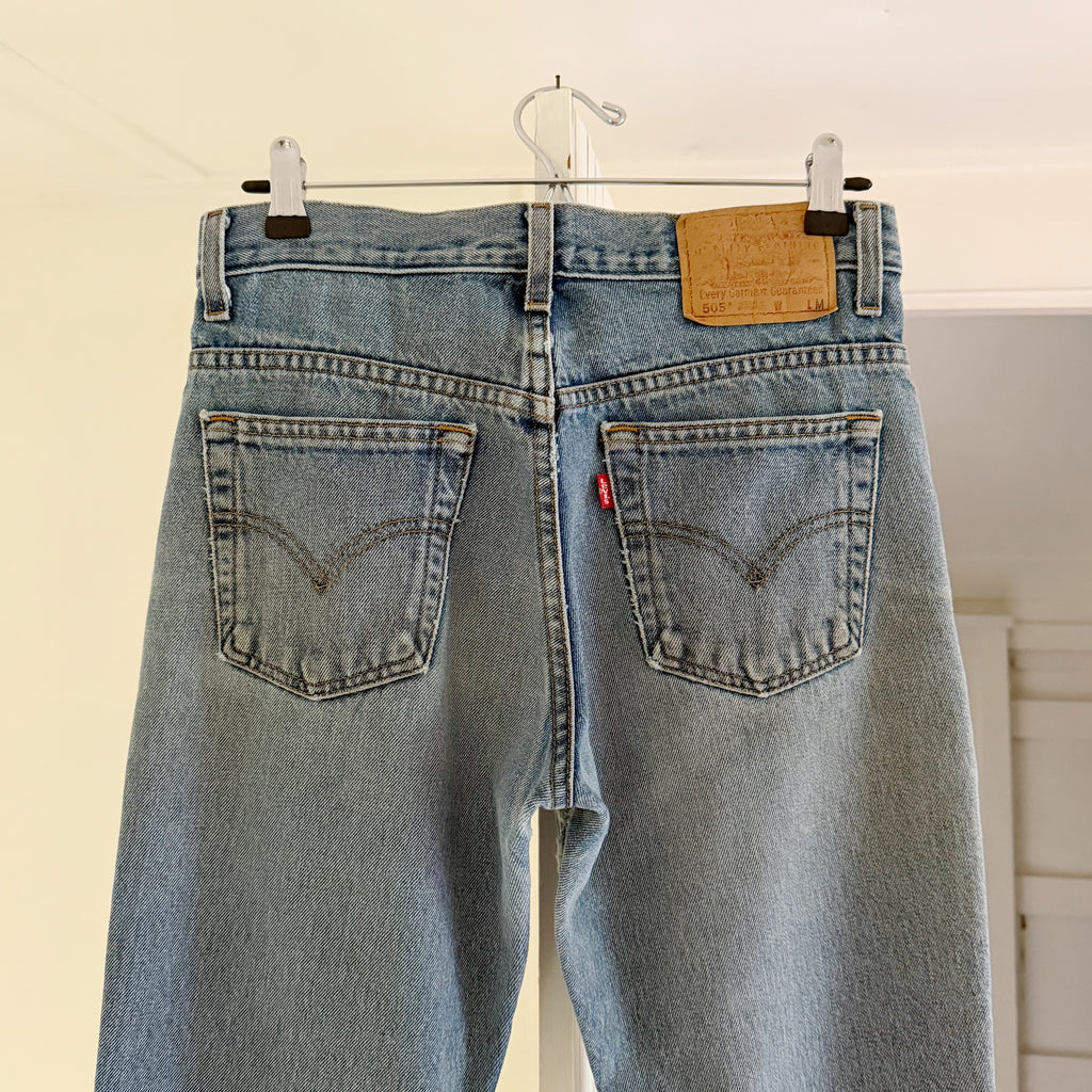 Levi's 505 Vintage '00 Regular Fit Straight Leg Jeans Size 5 JR. M
