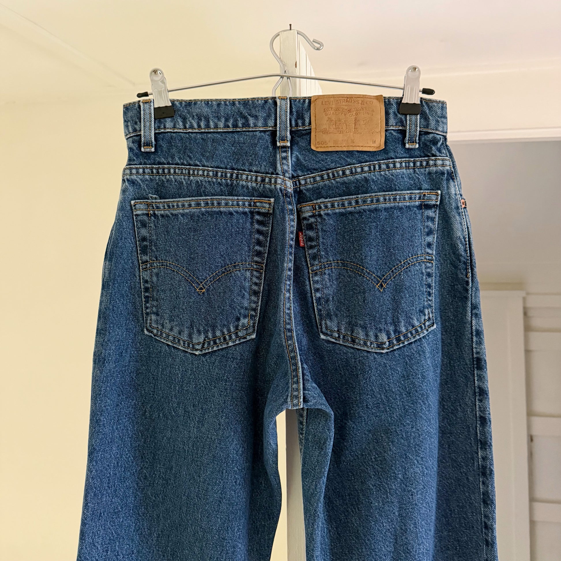 Levi's 505 Vintage '95 Regular Fit Straight Leg Jeans Size 9 MED