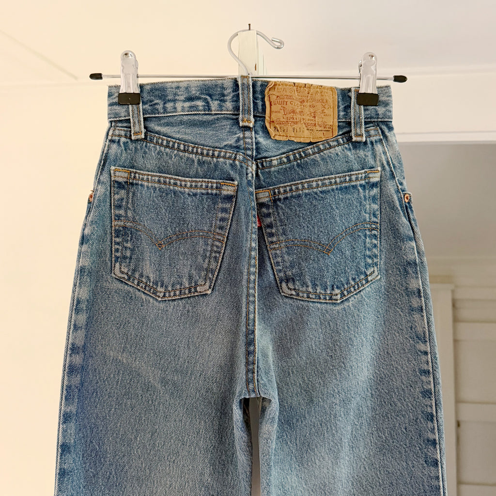 Levi's 26501 Vintage '85 Cropped Straight Leg Jeans Size 3