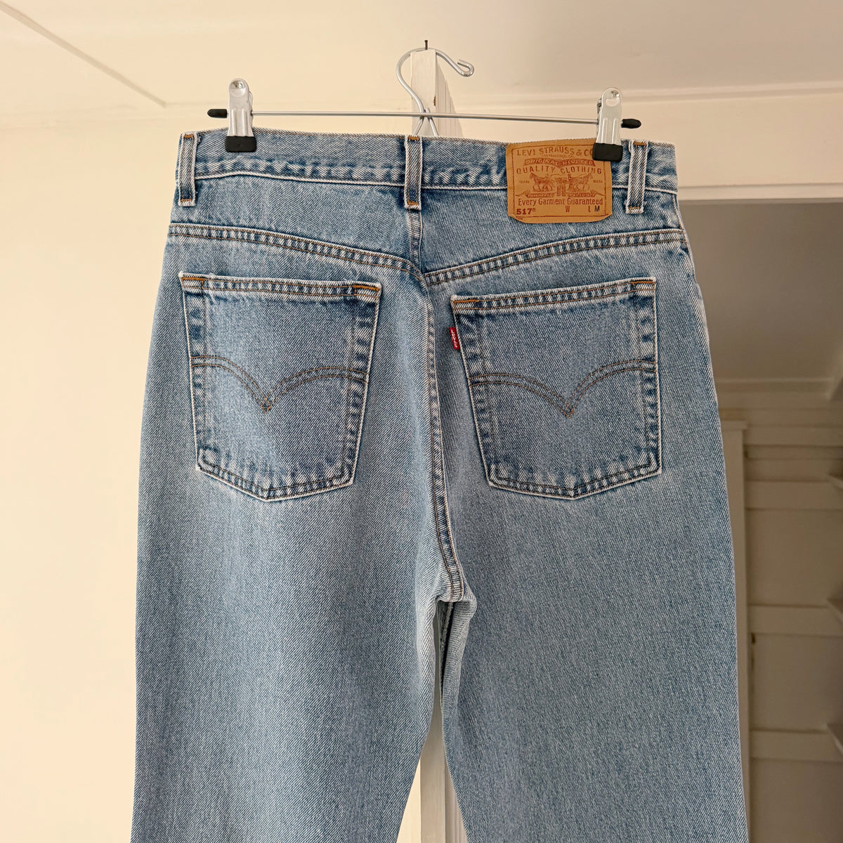 Levi's 517 Vintage '99 Boot Cut Low Rise Jeans Size 11 JR. M Light Wash